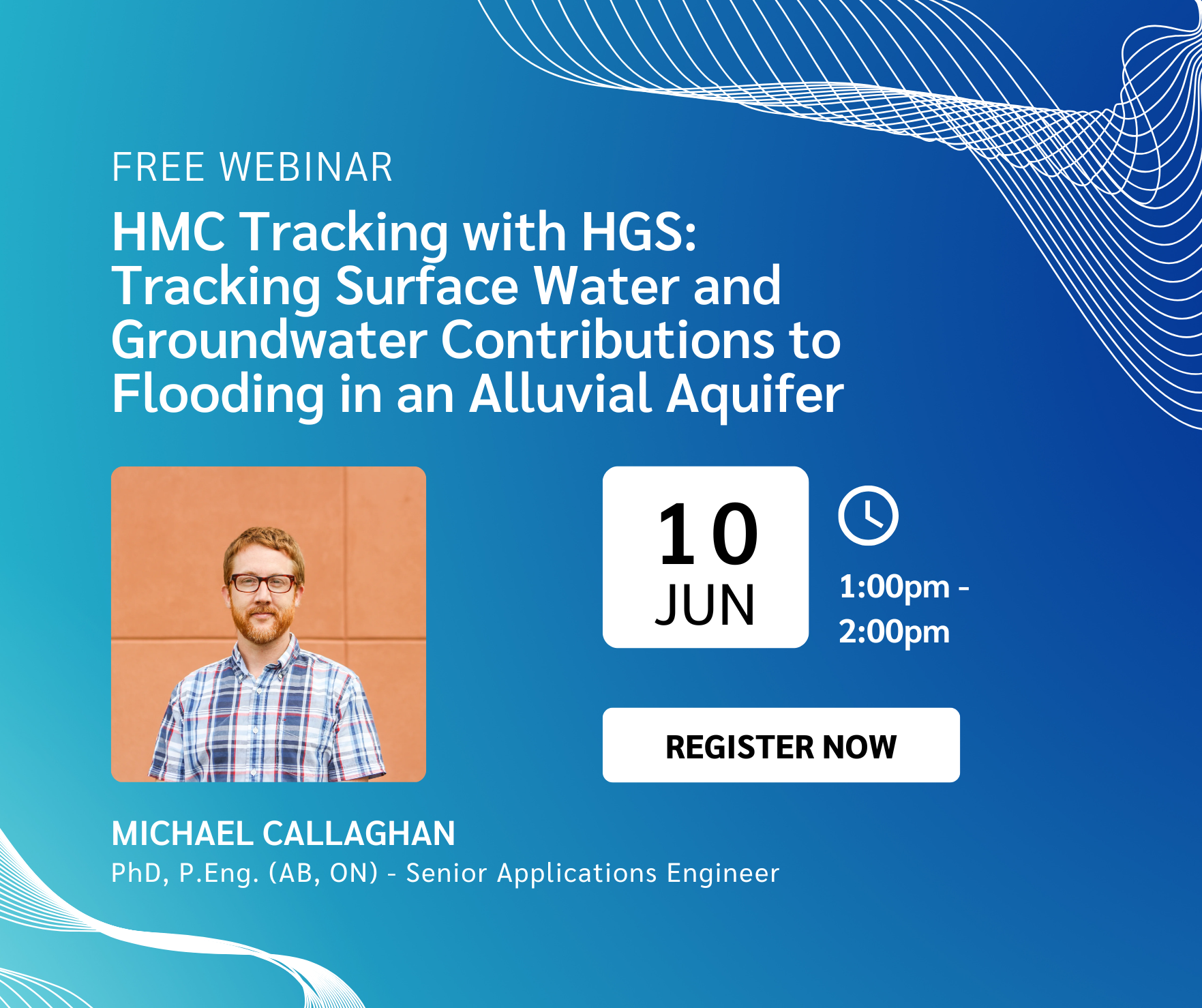Webinar - HMC Tracking with HGS: Tracking Surface Water and Groundwater Contributions to Flooding in an Alluvial Aquifer