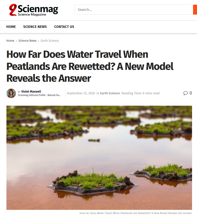 HydroGeoSphere Research Project Featured in Scienmag.