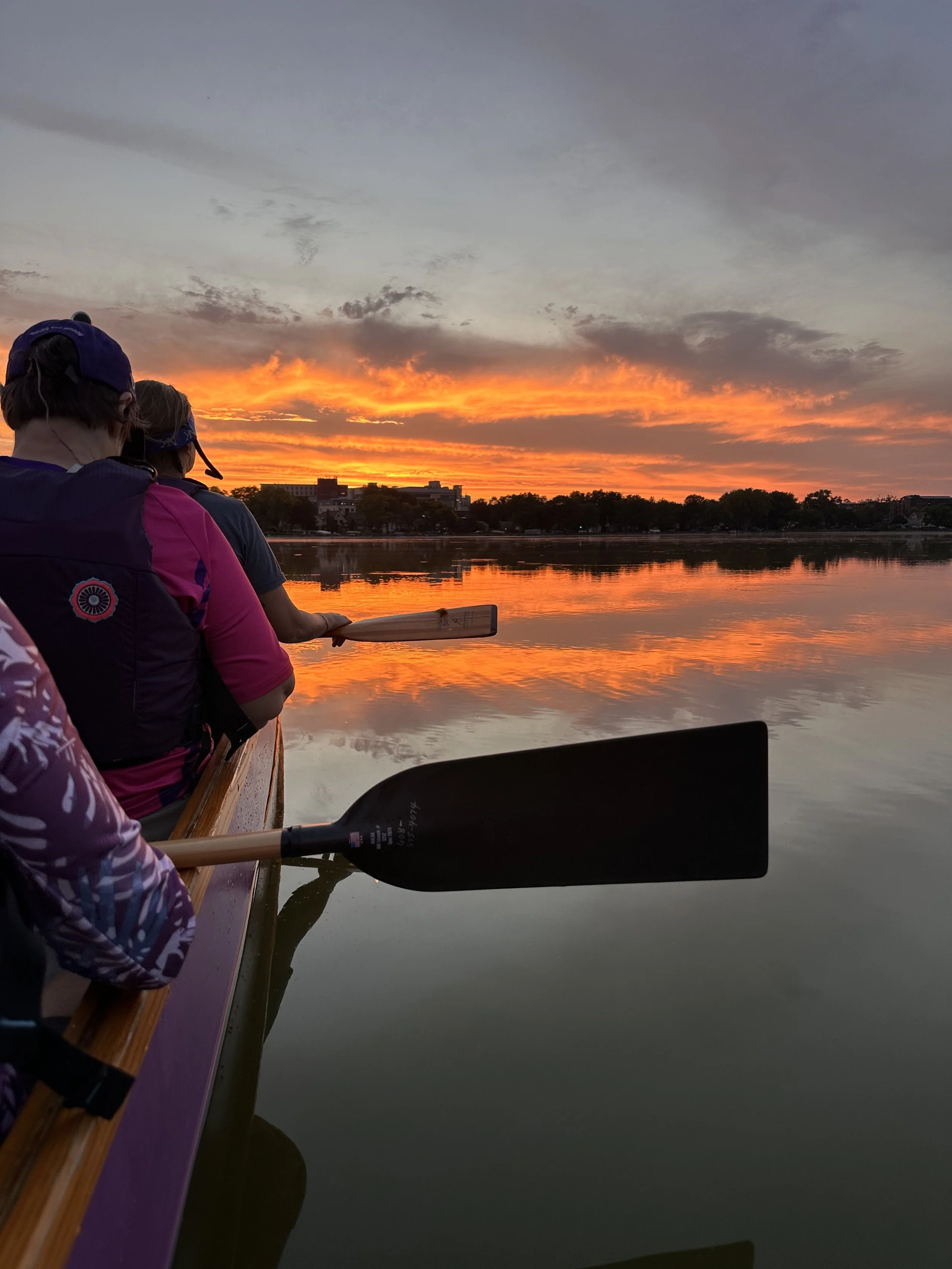 Last Dragon Boat paddle of the Season