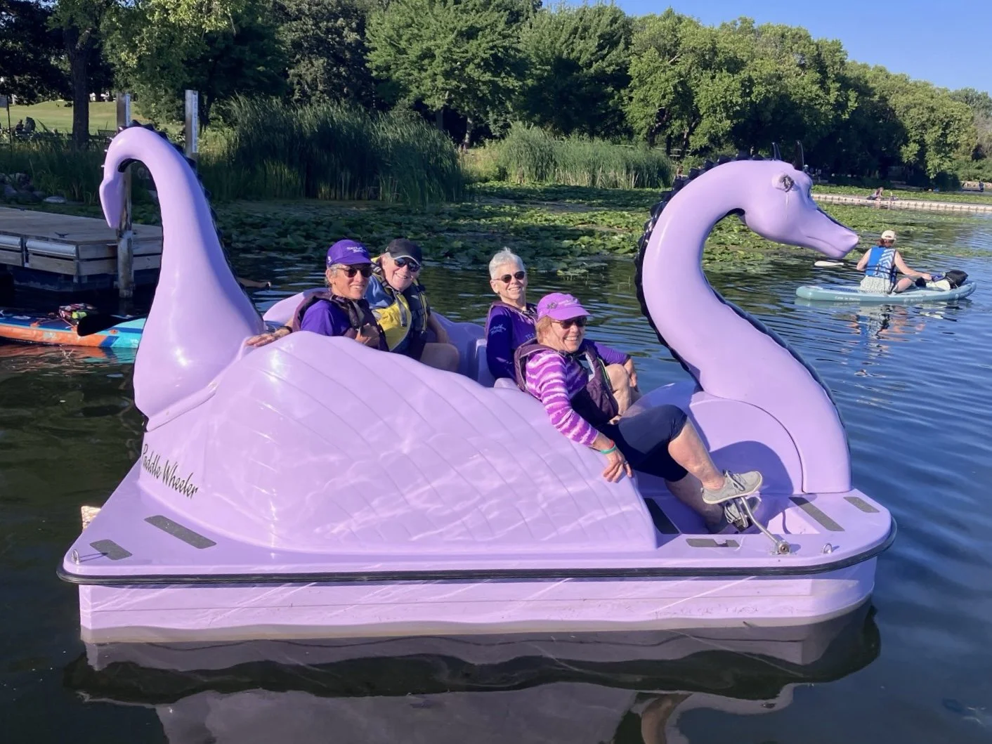 Paddle Boat on Lake Wingra