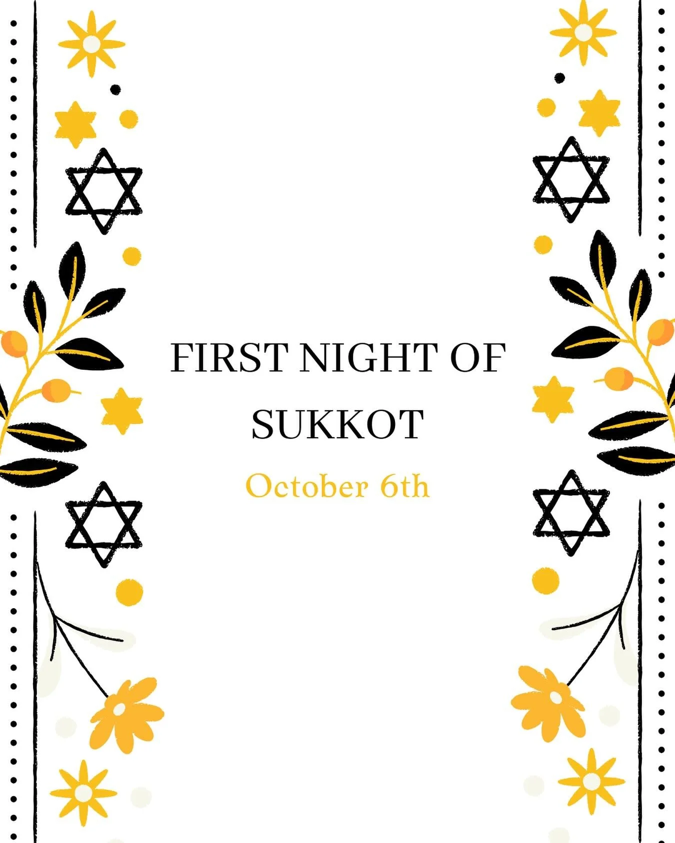 Tonight marks the first night of Sukkot. 

Sukkot&nbsp;also known as the&nbsp;Feast of Tabernacles&nbsp;or&nbsp;Feast of Booths, is a weeklong Jewish holiday that celebrates the autumn harvest.