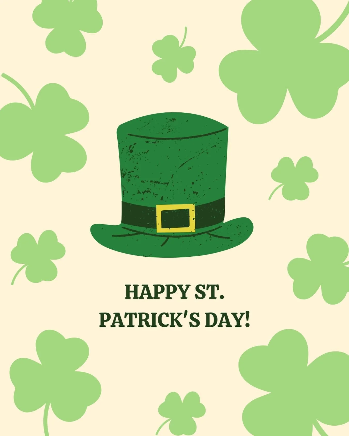 Happy St. Patrick&rsquo;s Day!

St. Patrick&rsquo;s Day is a holiday honoring the patron saint of Ireland who brought Christianity to the country in the 5th century.