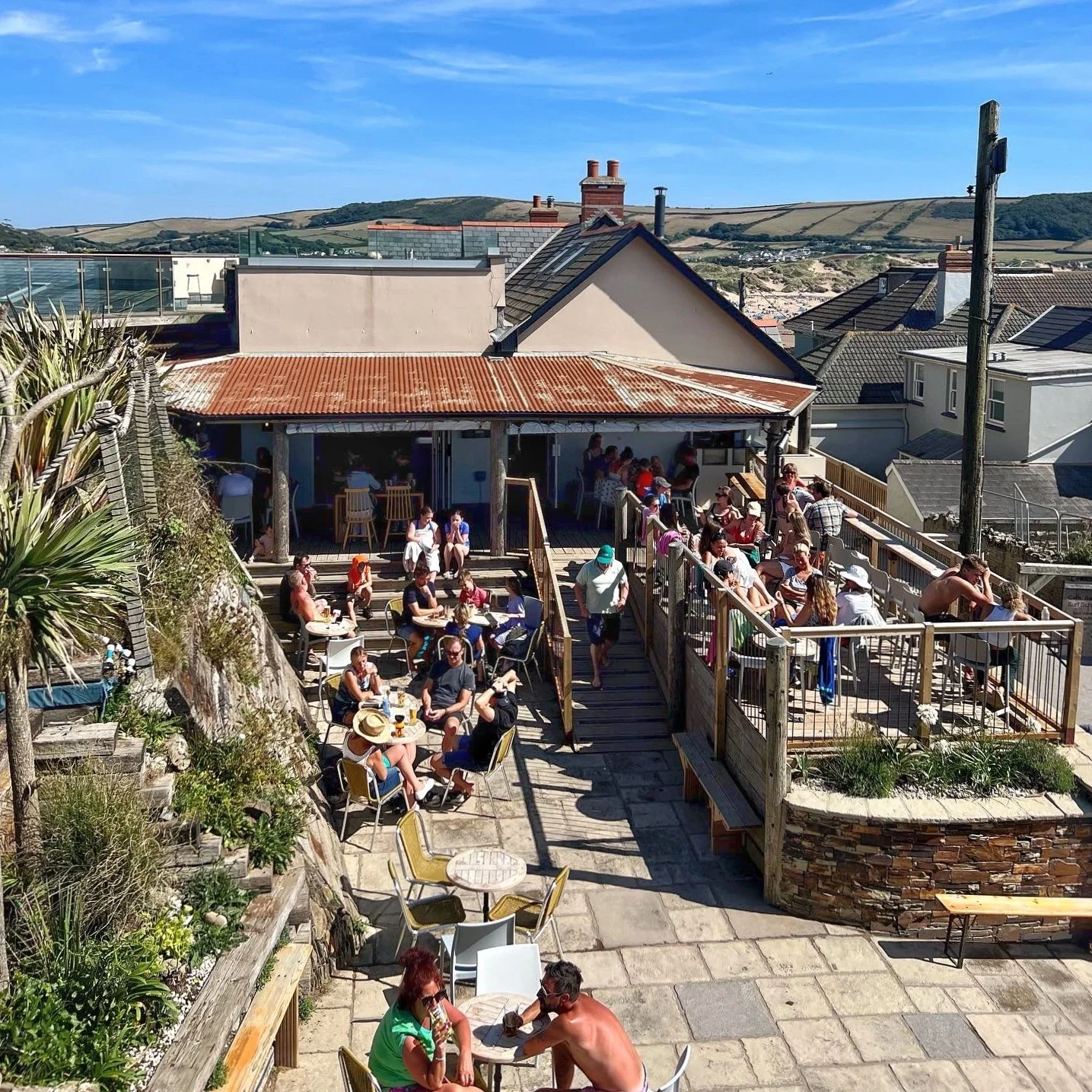 Join us at Cafe Croyde Bay on our patio every day, all year round.