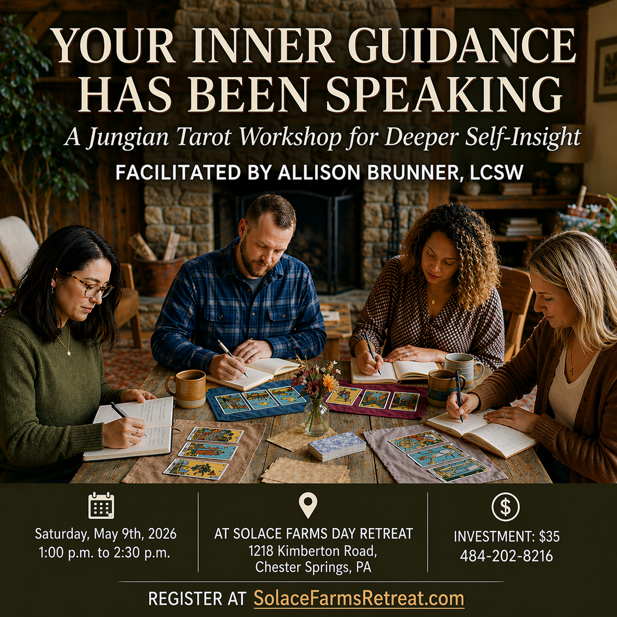 Your Inner Guidance Has Been Speaking: A Jungian Tarot Workshop for Deeper Self-Insight