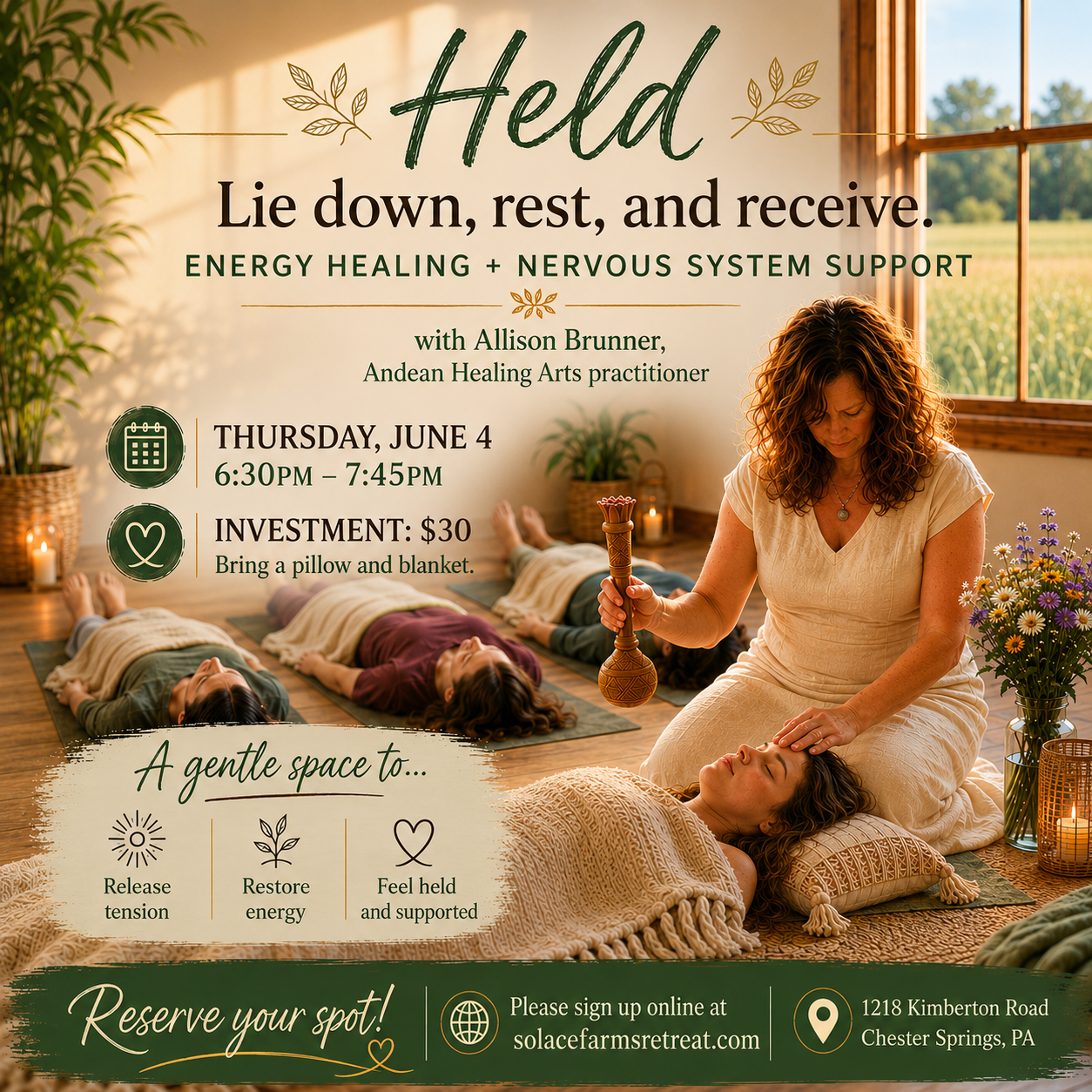 HELD: Energy Healing + Nervous System Support