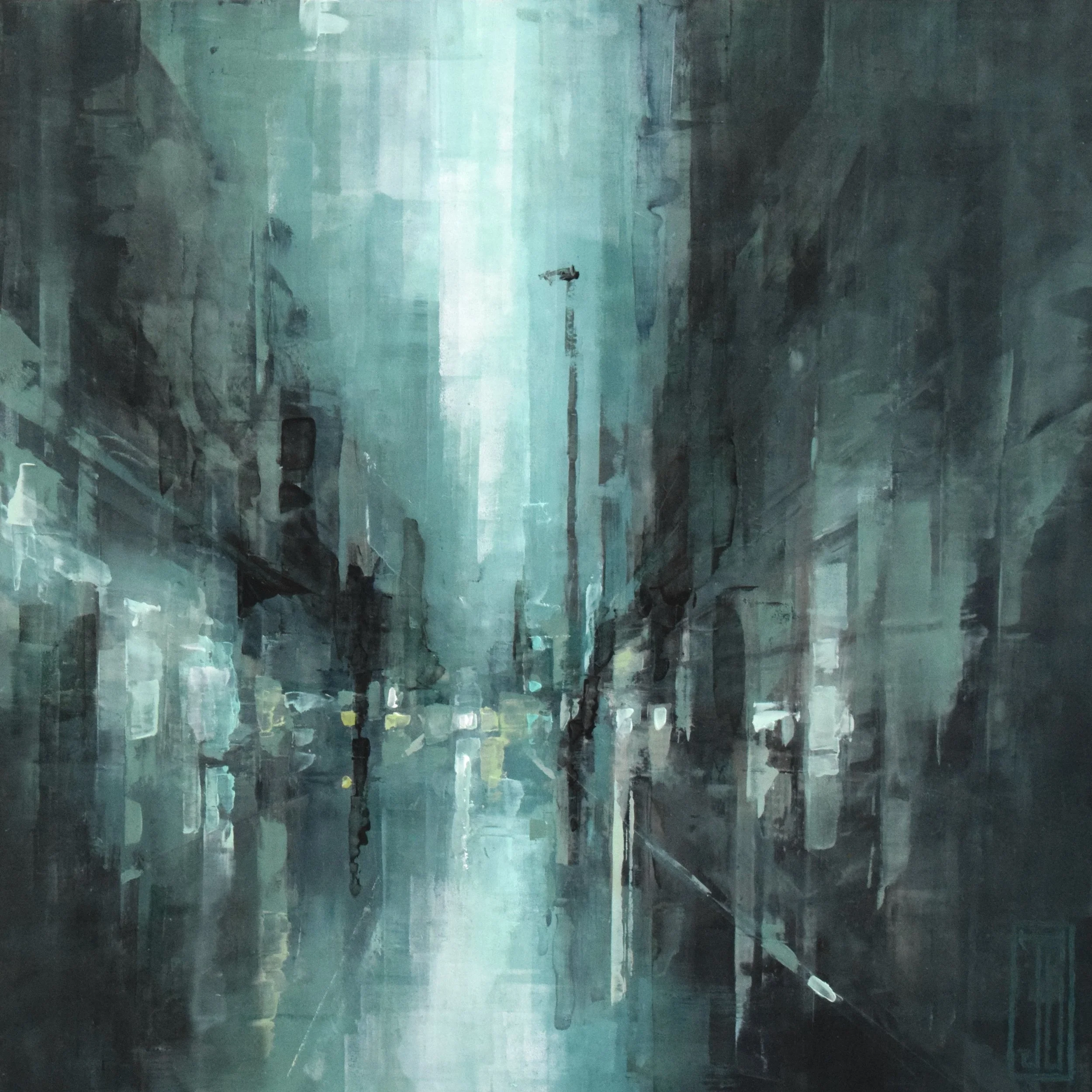 Cityscape in Green