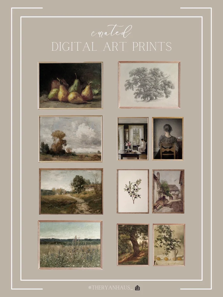 How To Print Art Downloads — Ryan Haus Interiors + Design