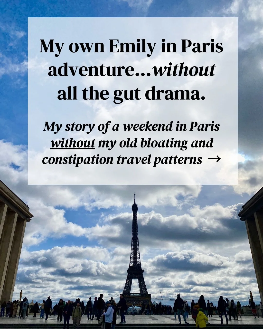 My own Emily in Paris adventure&hellip;*without* all the gut drama.

I was lucky enough to visit a good friend of mine who now lives in Paris this past weekend (!!).

As we were riding electric bikes around the city sightseeing, I had a real&nbsp;Emi