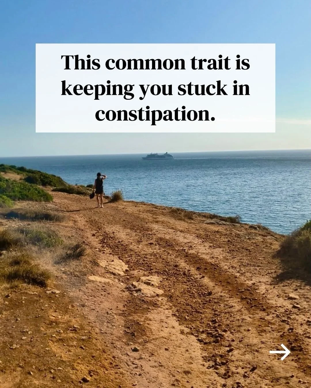 There&rsquo;s a very common trait I&rsquo;ve seen in women with constipation, and it&rsquo;s keeping you stuck.

You&rsquo;re strong, independent, a &ldquo;do-er&rdquo;, and you have figured out and are thriving in nearly every other aspect of your l