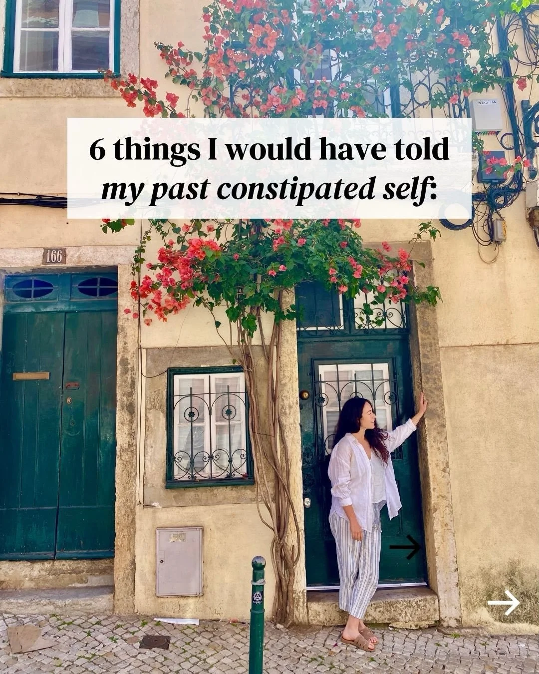 I struggled for SO long with my own gut issues, which is why I&rsquo;m so passionate about helping other women who are struggling 💛

Of course now looking back there are so many things I&rsquo;d love to tell my past constipated self, but most of all