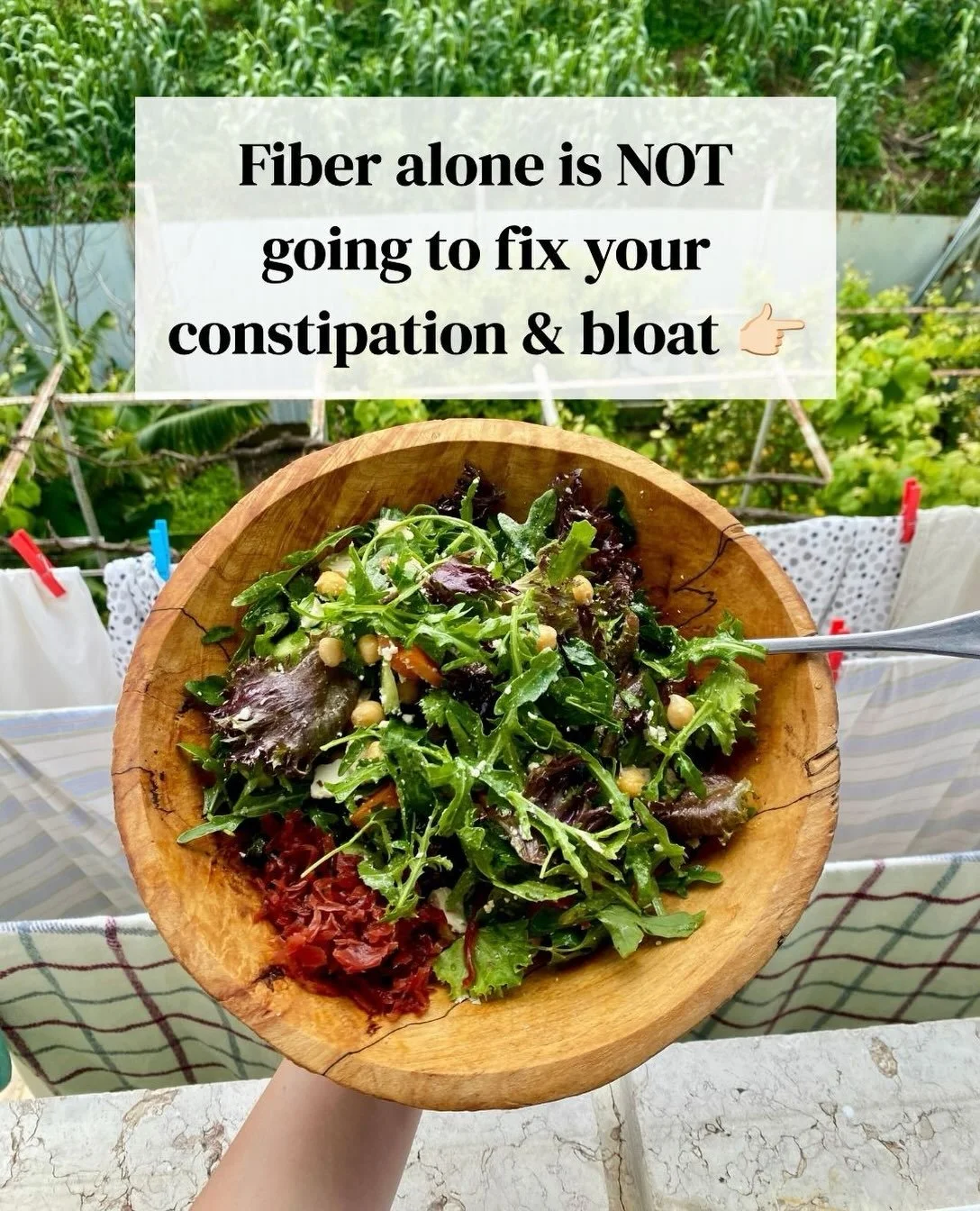 You&rsquo;ve probably tried increasing fiber, and it probably didn&rsquo;t work if you&rsquo;re still struggling with constipation.

This is one of the biggest things keeping women stuck in the constipation-bloat cycle. 

Fiber at the wrong time, or 
