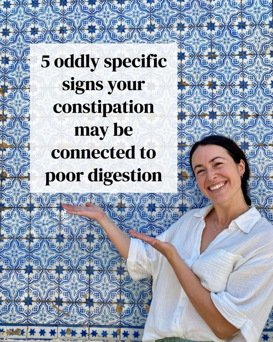 If you&rsquo;re constipated AND constantly bloated after eating, there&rsquo;s a reason I don&rsquo;t want you to focus on your bowel movements alone 👀

Because sometimes, there&rsquo;s more going on than just how often you&rsquo;re pooping.

The fe