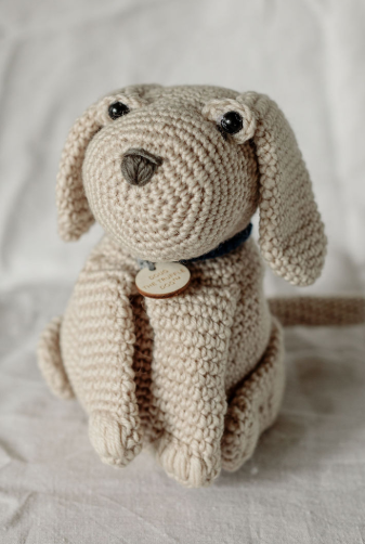 Crocheted Plush Dog
