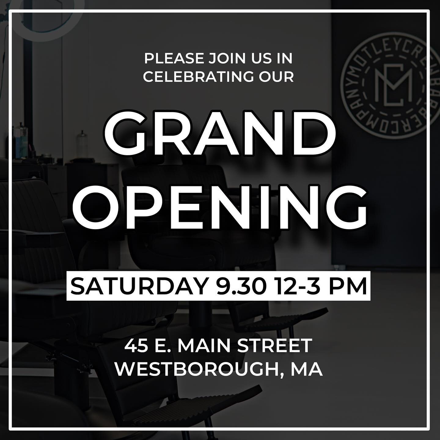 GRAND OPENING ‼️ COME SEE US NEXT SATURDAY! FREE FOOD, FREE PRIZES, FREE SHAVES! TAG SOMEONE WHO SHOULD STOP BY BELOW!