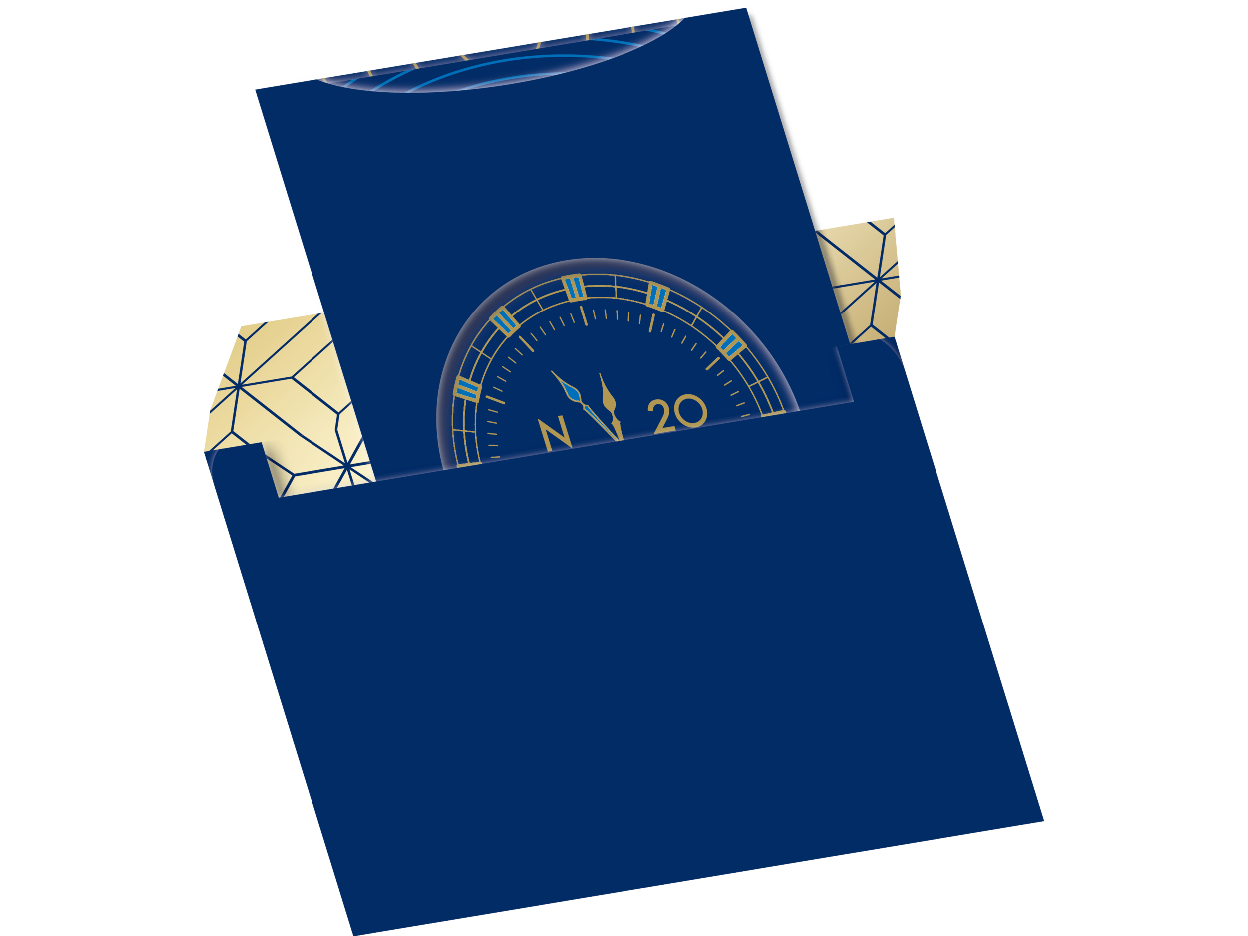Envelope Inside with Invite holder and main invite
