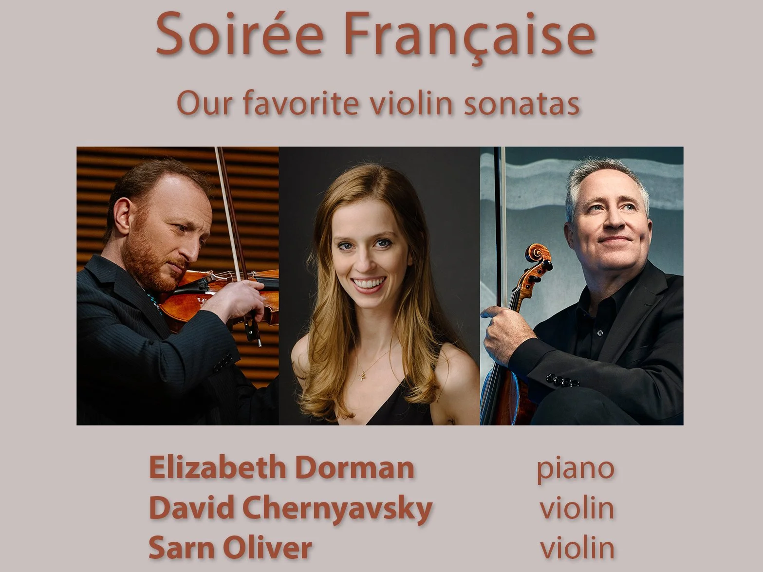 Soirée Française: OUR favorite violin sonatas