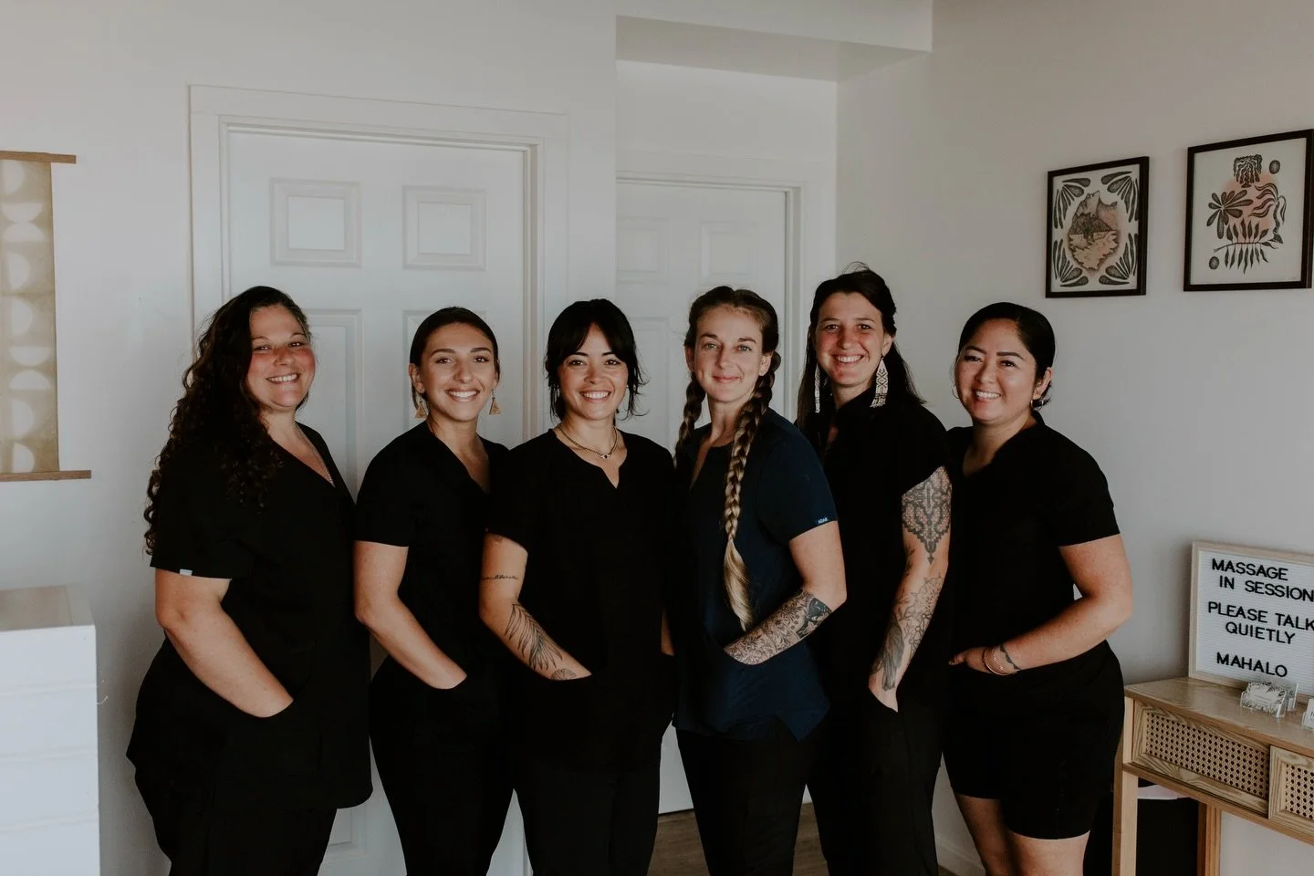 Finally managed to get all the therapists in one place to snap a team photo 🥹 I am incredibly proud of and grateful for this group of talented massage therapists. Seeing the ways they show up with professionalism and love for the space and our clien