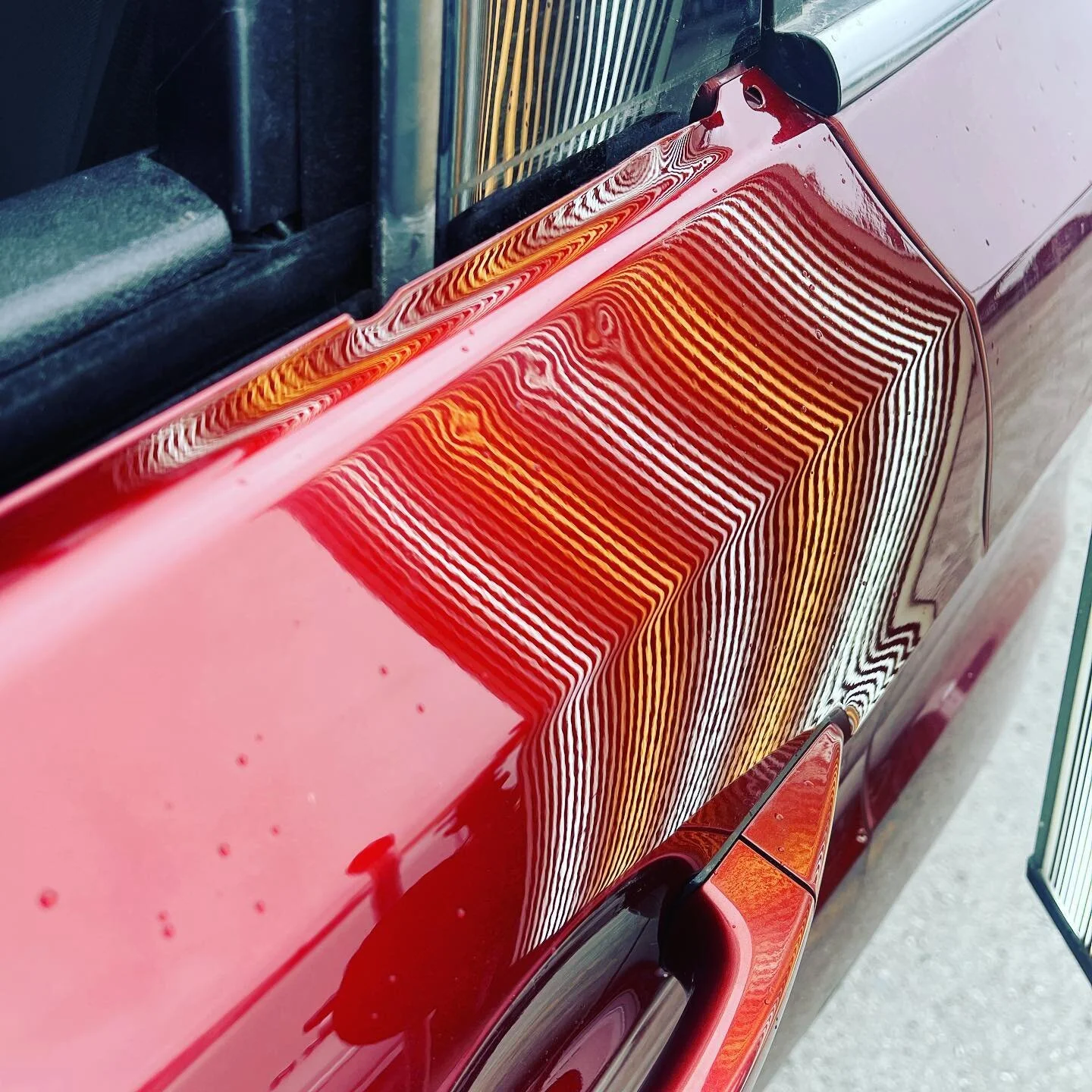 Repair done for local body shop so they didn&rsquo;t have to repaint a blend panel!! Feels good to help people out in a pinch!! If you have similar dents you can send photos to 907-268-8989 for a free quote.