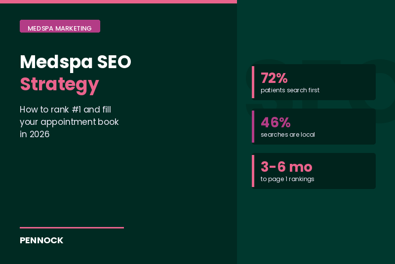 Medspa SEO Strategy: How to Rank #1 and Fill Your Appointment Book in 2026