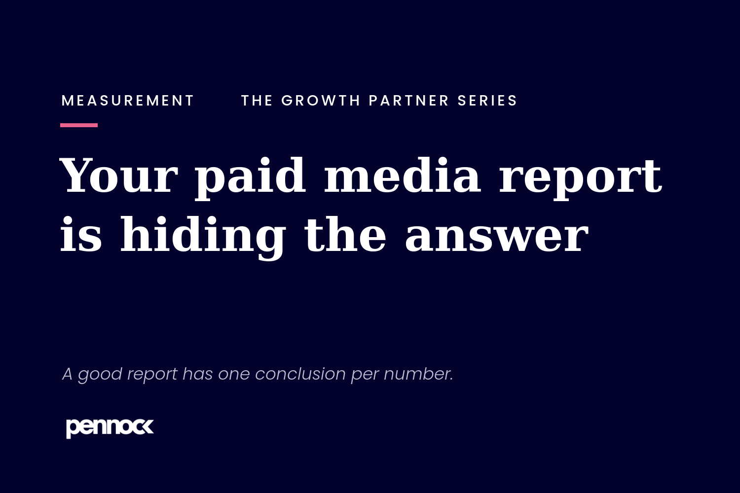 Your Monthly Reporting Is Hiding The Answer