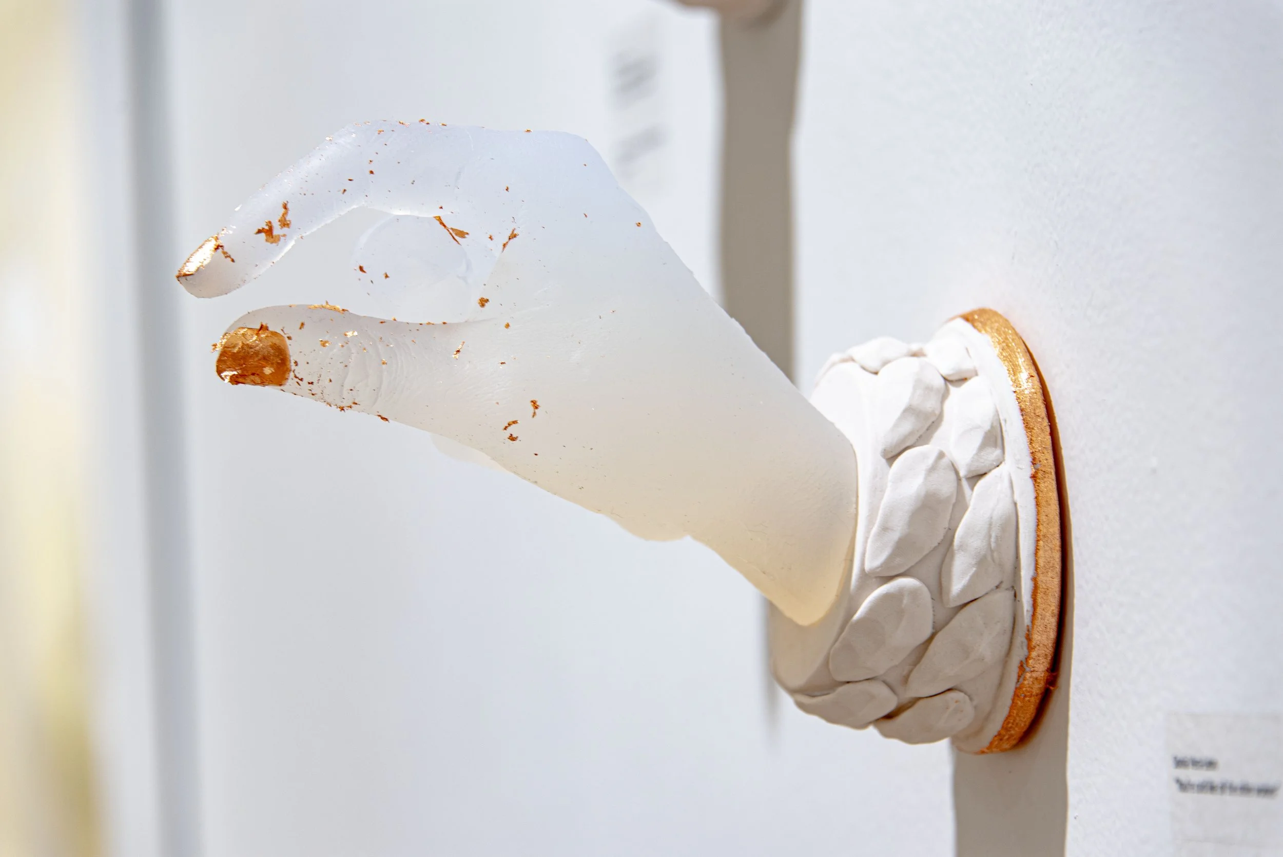 "Youre cold like all the other women"

silicone, porcelain, copper leaf, press on nails, tampon