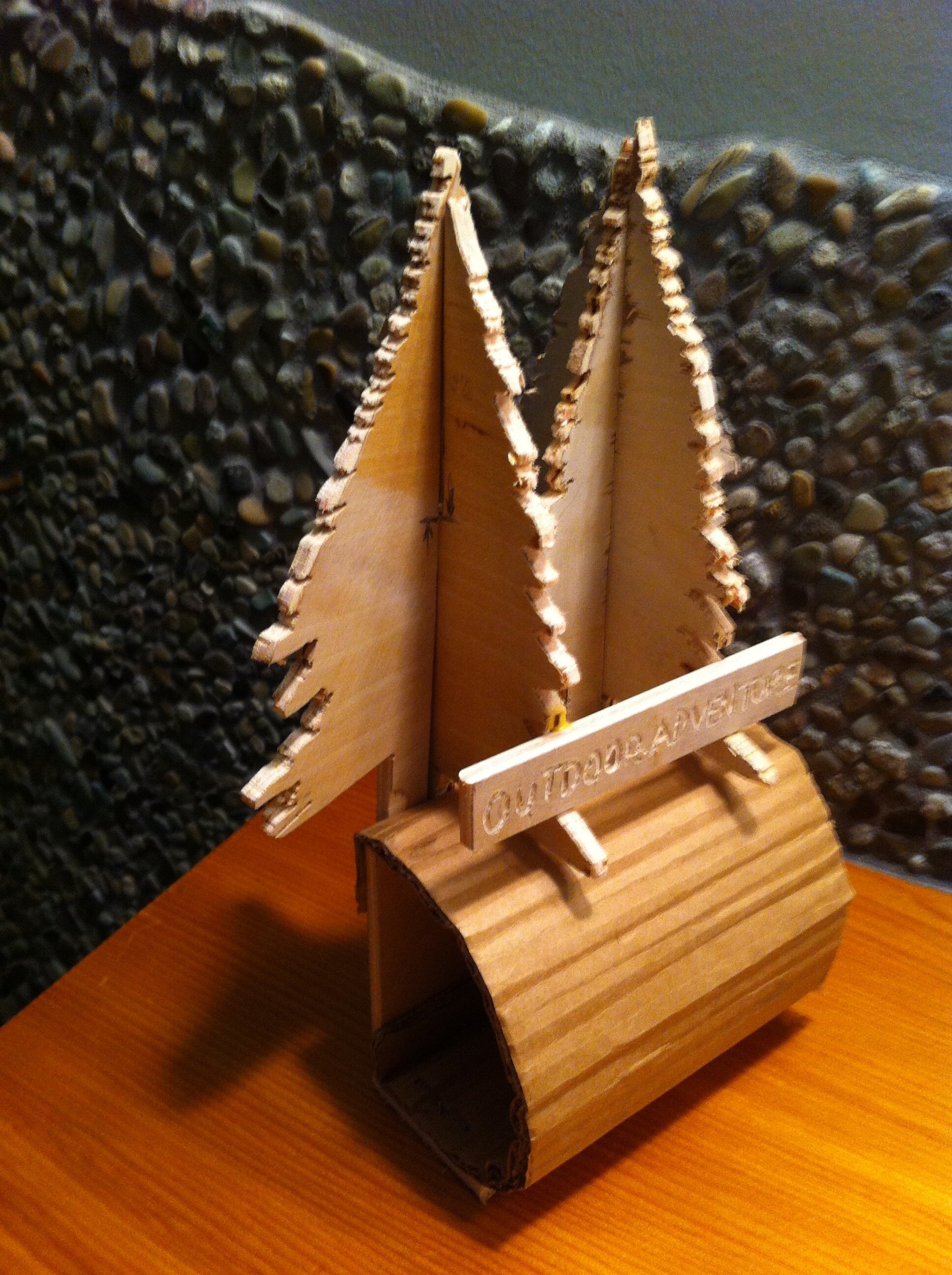 Crawl-Though Log Concept Maquette