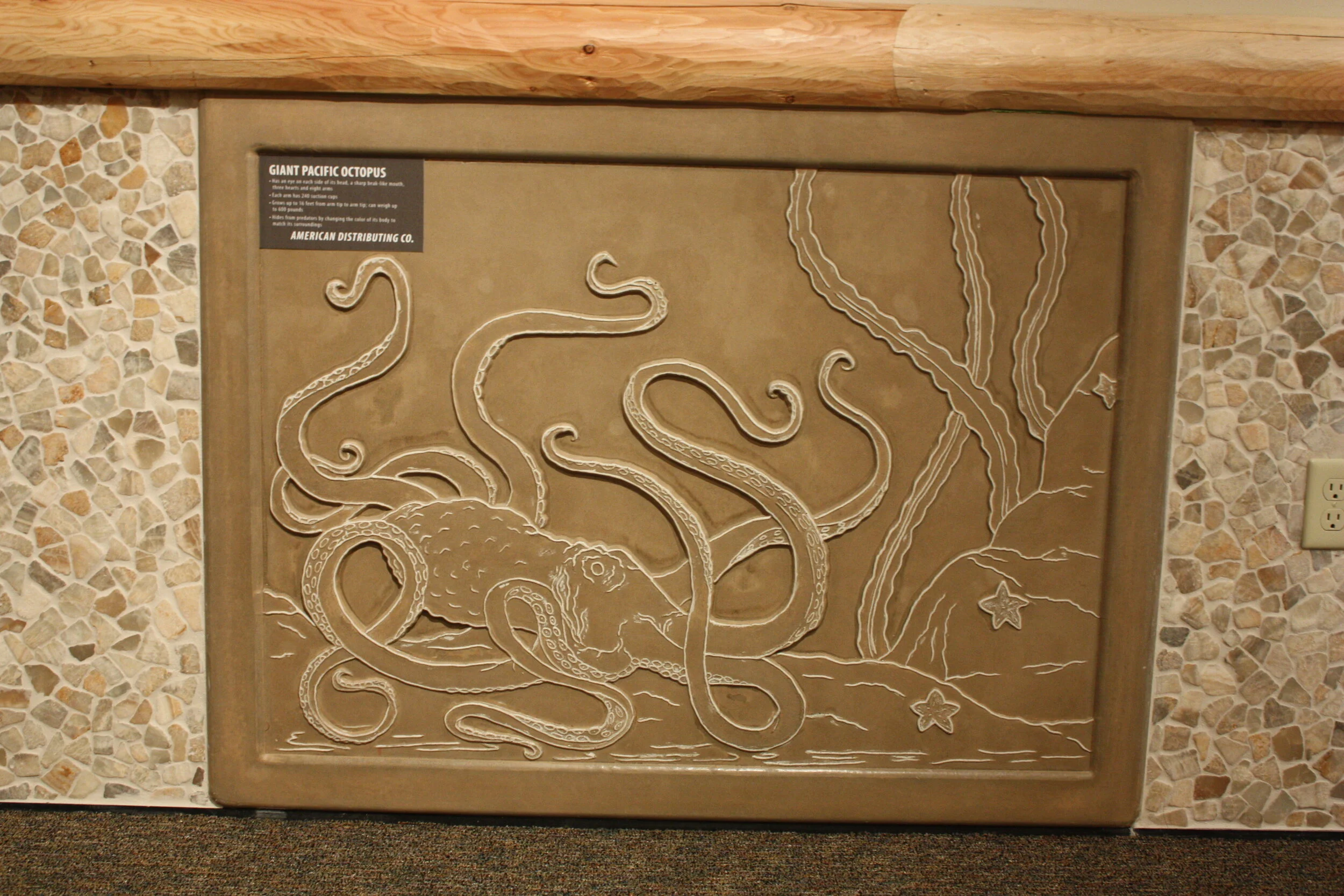 The Lodge - Animal Panel - Giant Pacific Octopus