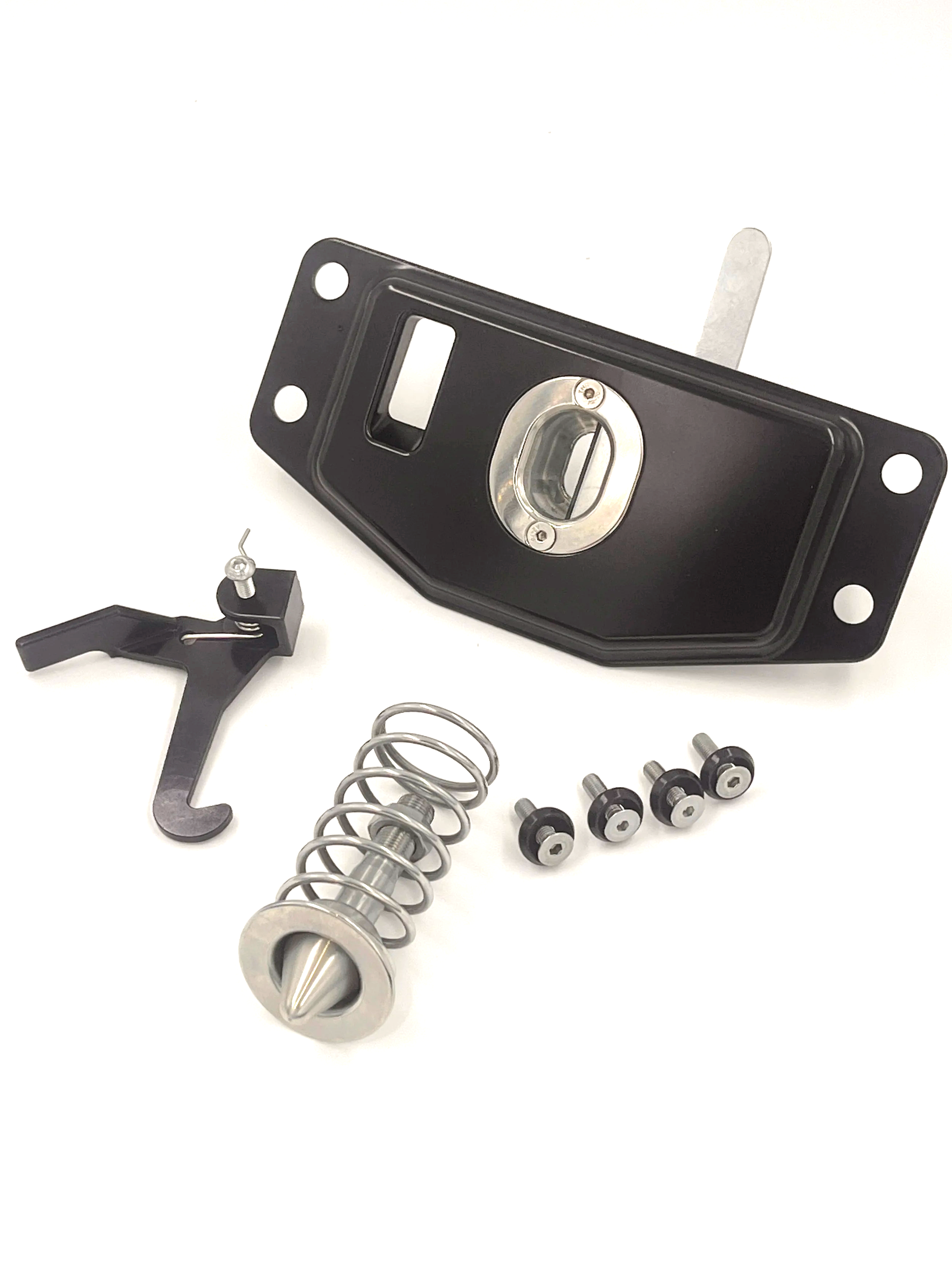 Holden FB,FC,FE billet front bonnet lock assembly, no cable