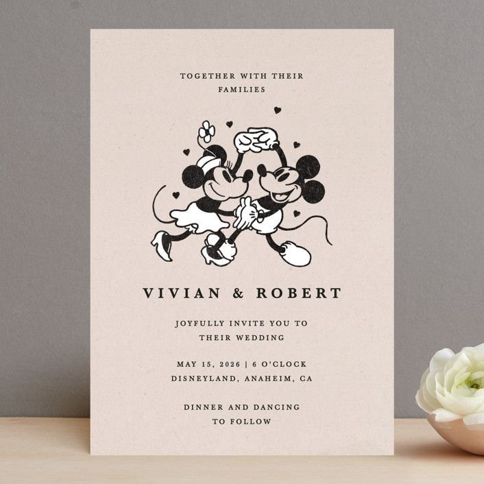 _Disney's Retro Mickey Mouse and Minnie Mouse_ - Vintage Wedding Invitations in Retro by Sumak Studio_.jpg