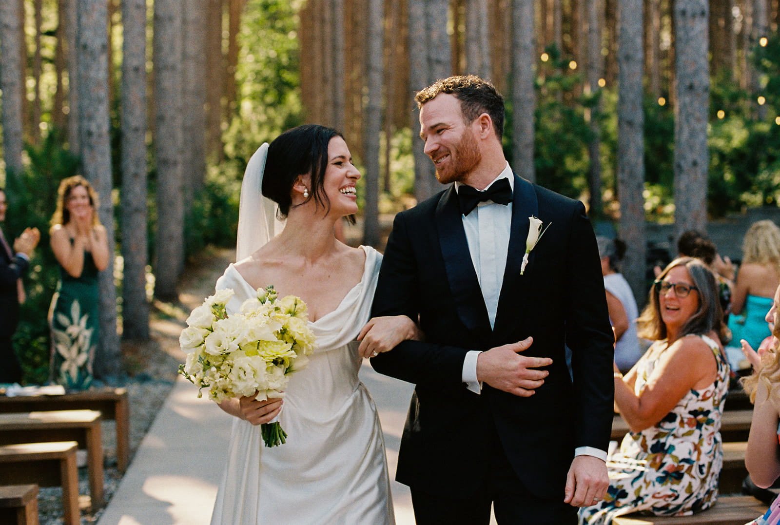 Into the Pines: Isaac and Emma’s Intimate Butter Yellow Wedding at Pinewood
