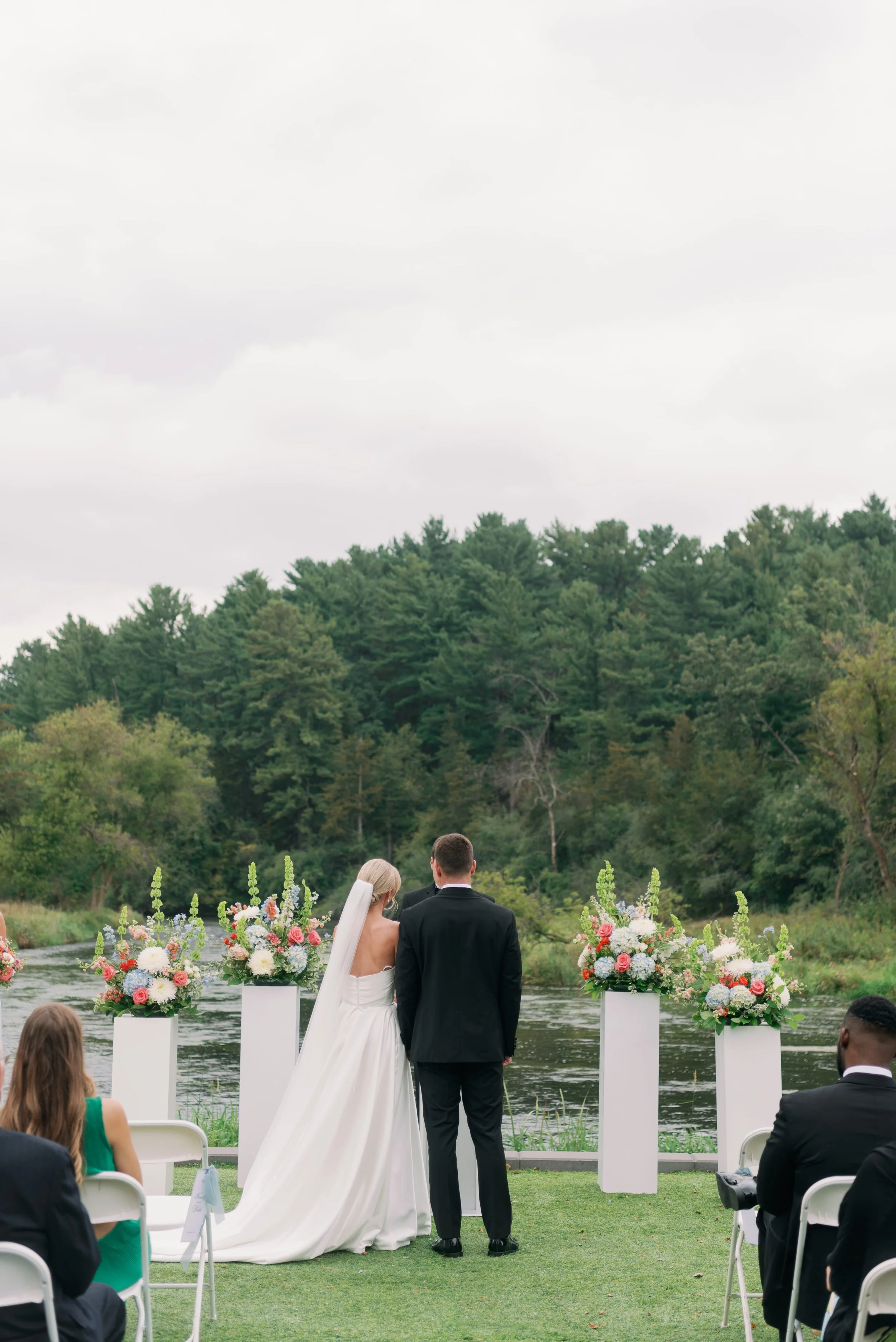 Wedding ceremony at La Pointe Events