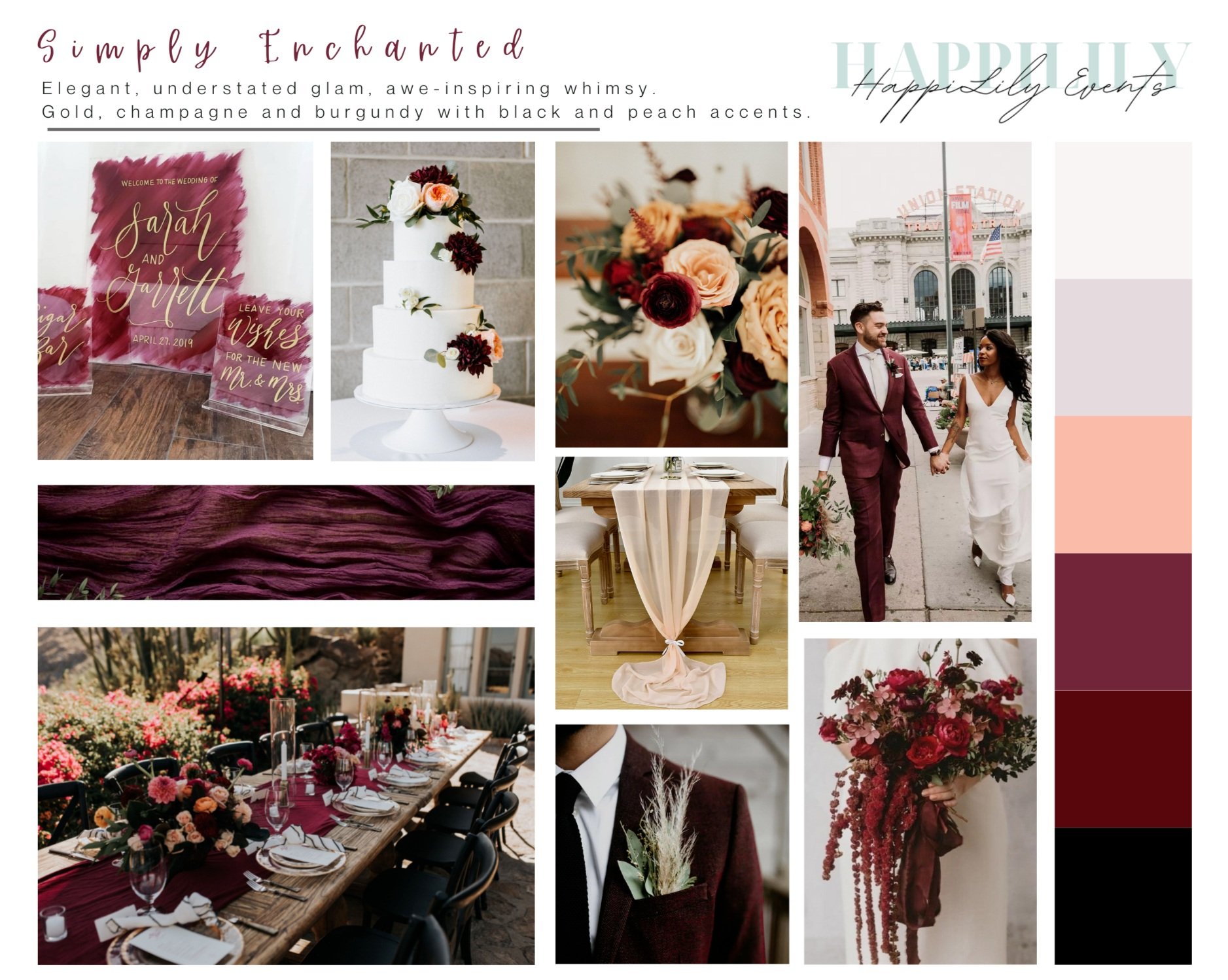 An elegant fall-inspired wedding at La Pointe Events in Somerset ...