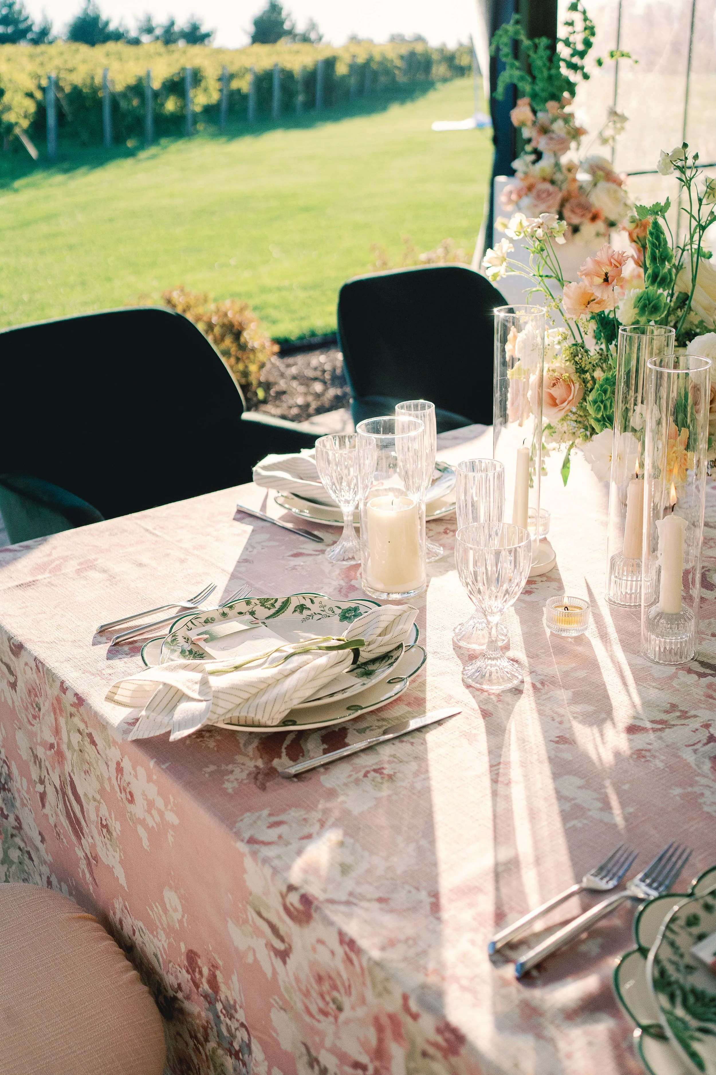 Luxury tent wedding reception in northern Minnesota, designed by HappiLily Events, photographed by Rachel Elle.