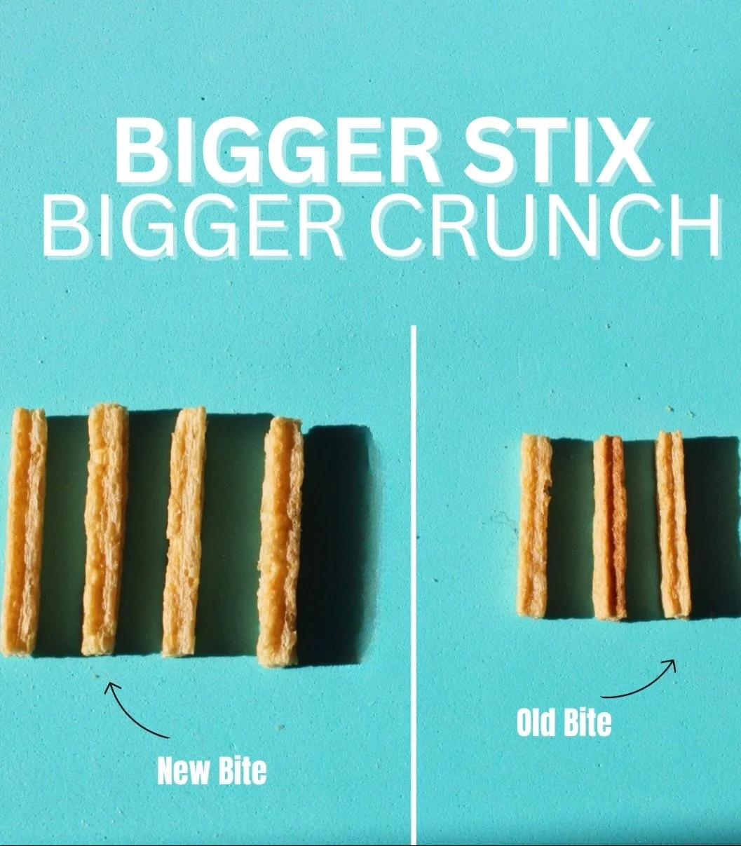 🚨 BREAKING SNACK NEWS 🚨

Meet the upgraded Chickpea Stix&mdash;bigger, bolder, and even easier to snack on. Same clean ingredients.

#NewStixWhoThis #PulsePowerUpgrade #BetterForYouSnacking #GlutenFreeSnacks #ChickpeaPowered #pulsepower
