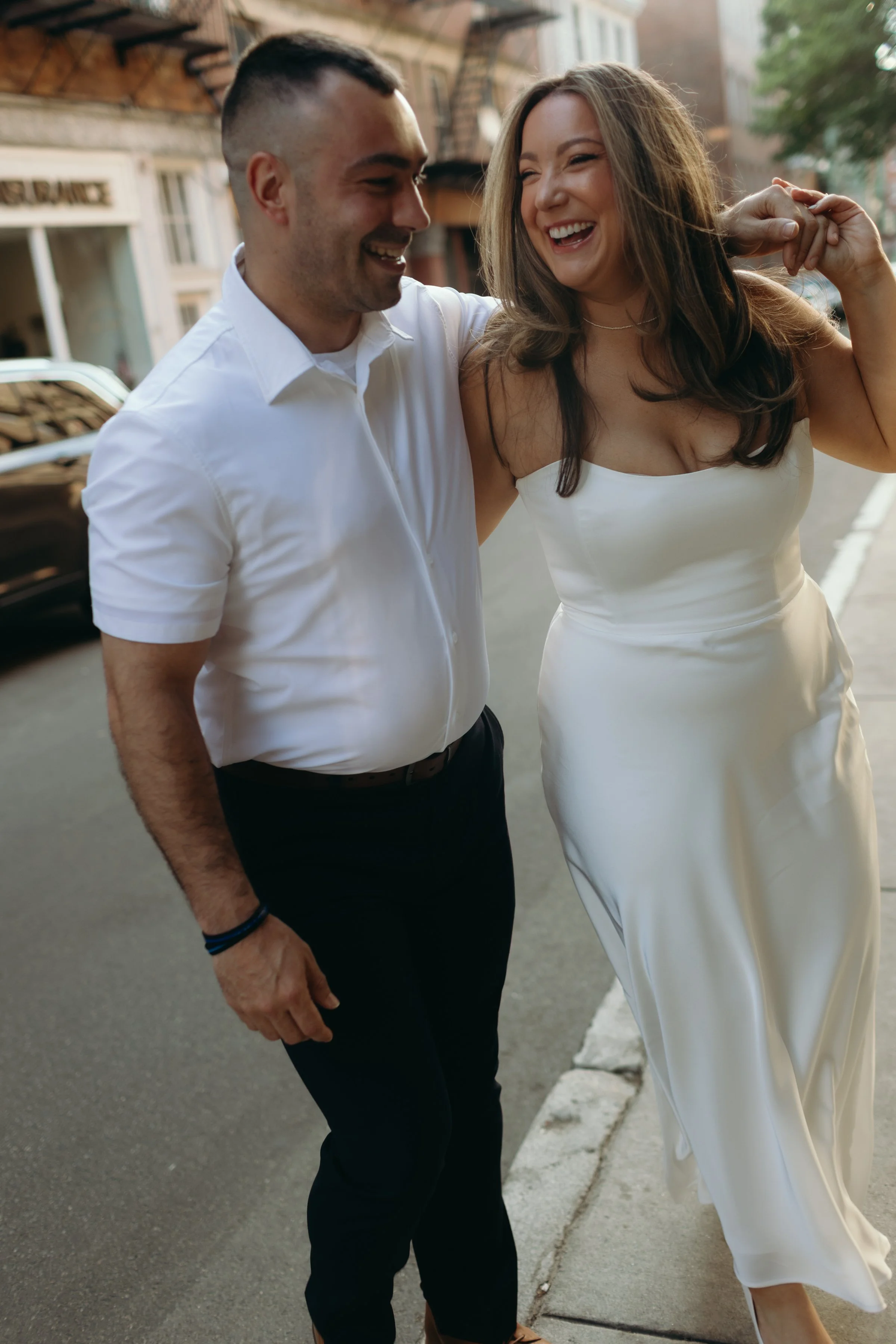 North End Boston Engagement Session | A Modern Engagement Experience for Gen Z Couples