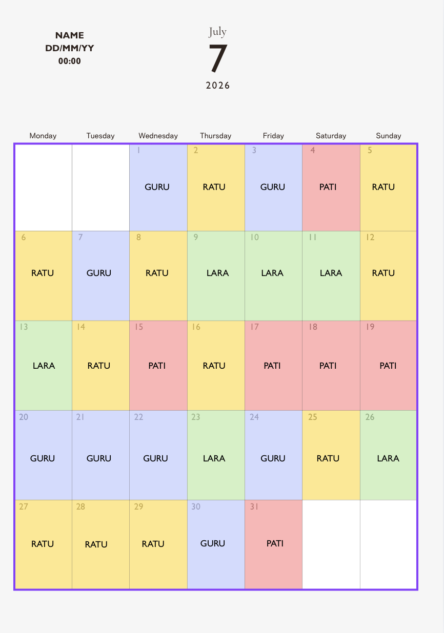 Monthly Option