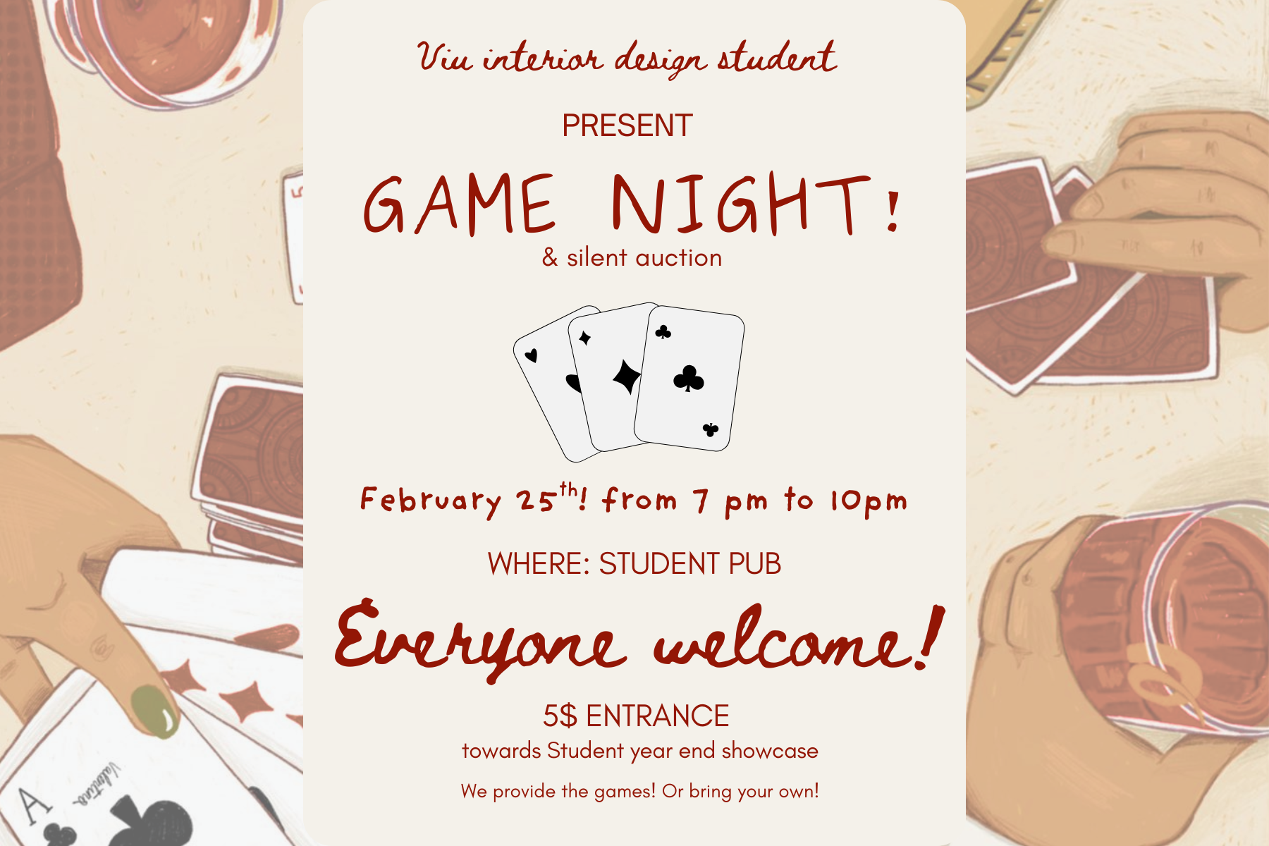 Game Night & Silent Auction!