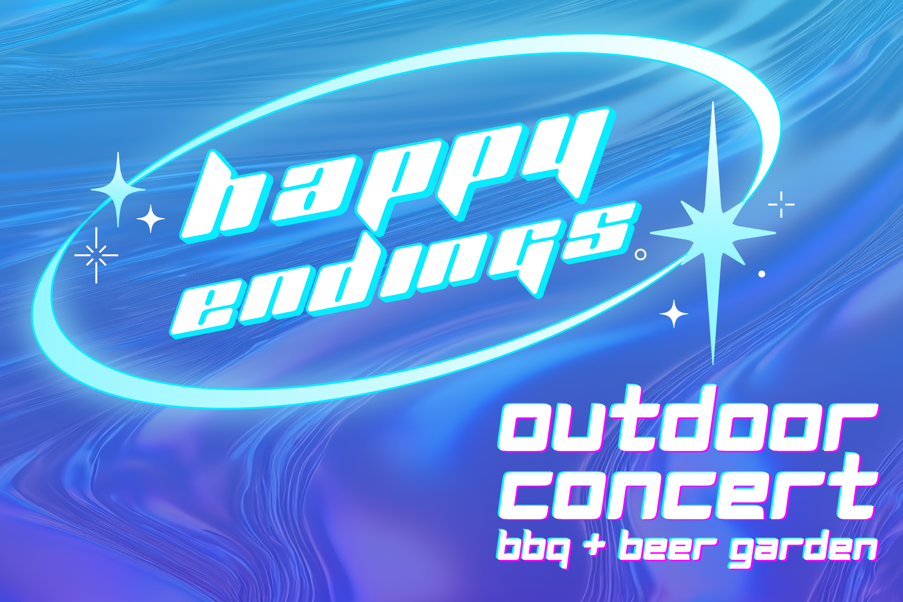 Happy Endings: Outdoor Concert, BBQ & Beer Garden