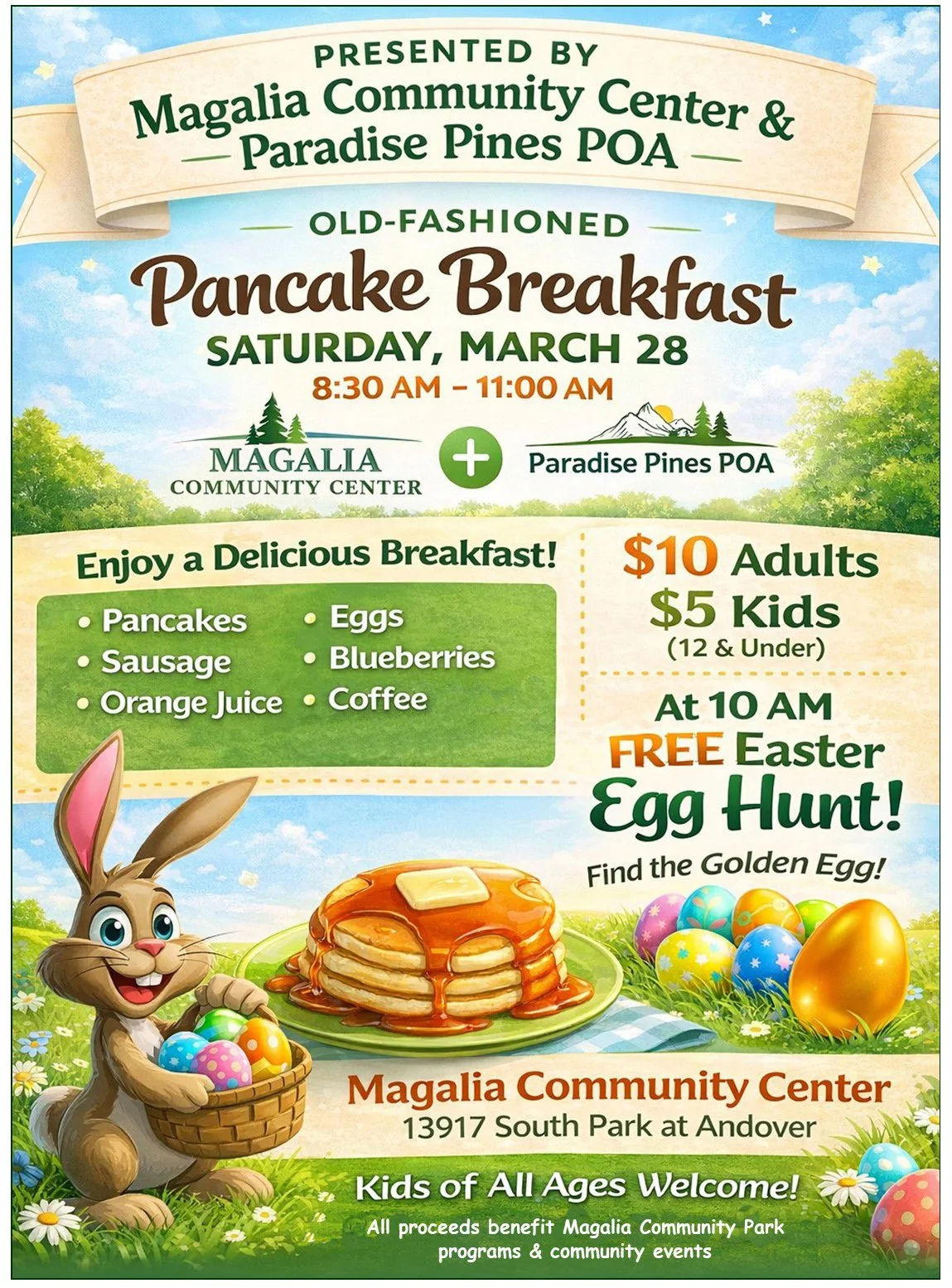 magalia easter flyer