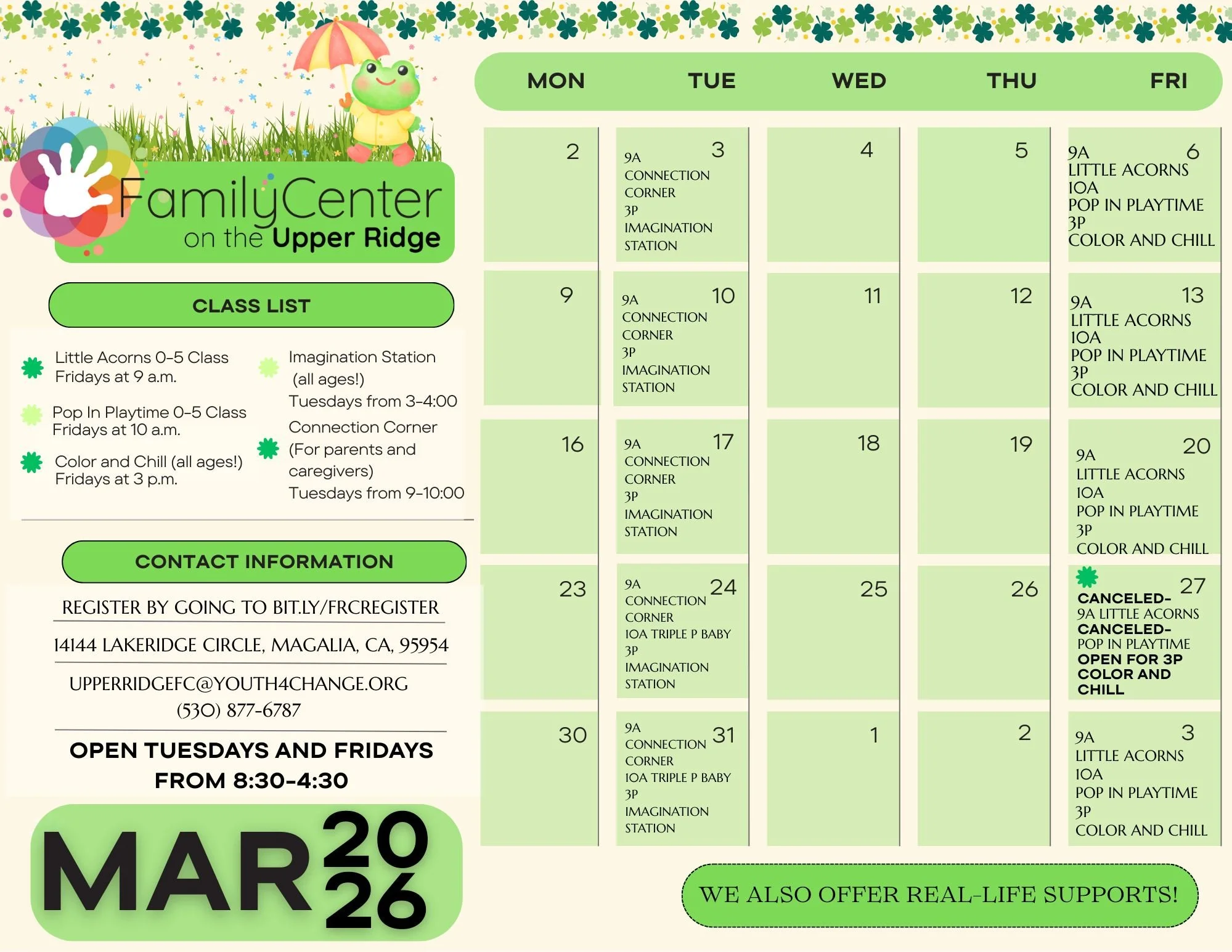 march class calendar