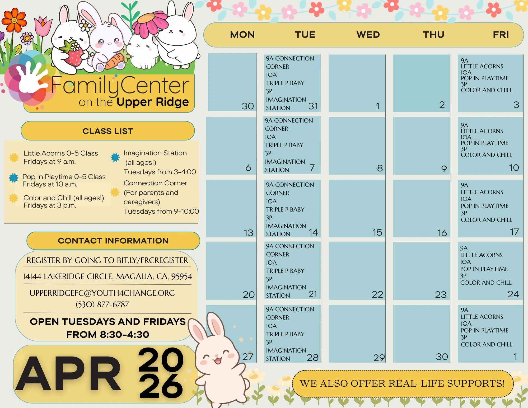 april class calendar