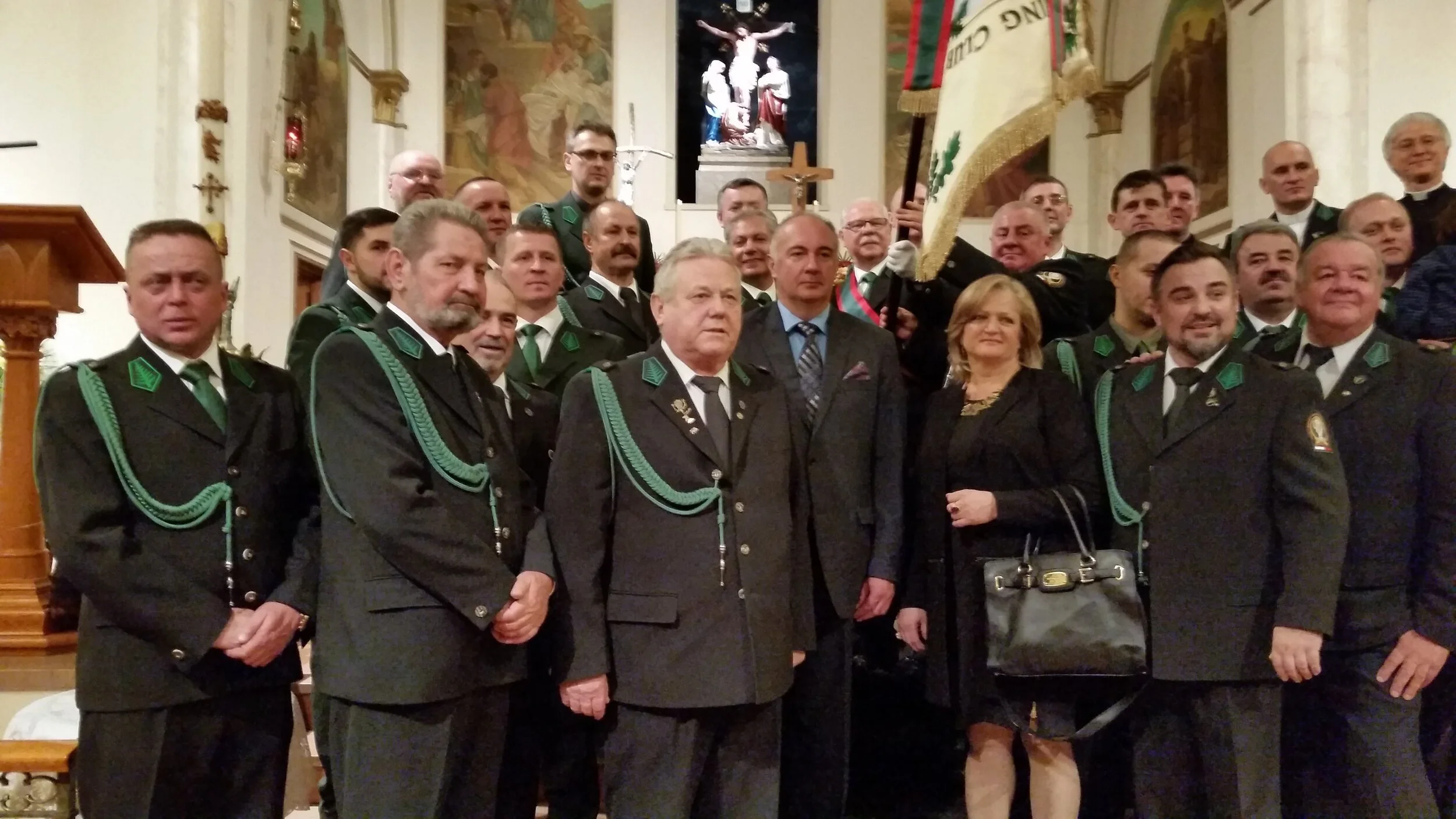 Poswiecenie Sztandaru i Przysiega Nowych Mysliwych. 2015r