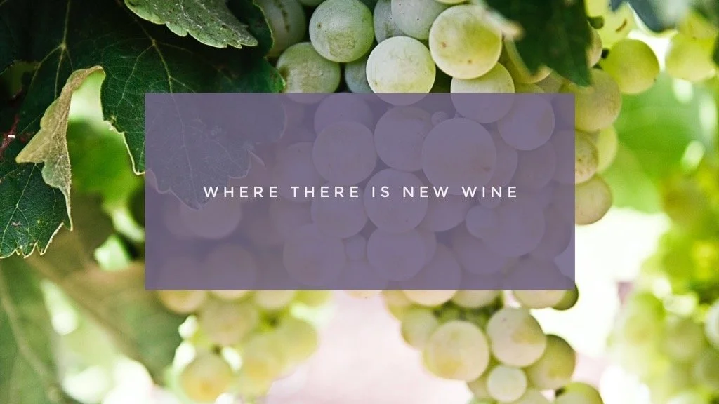 Where there is new wine