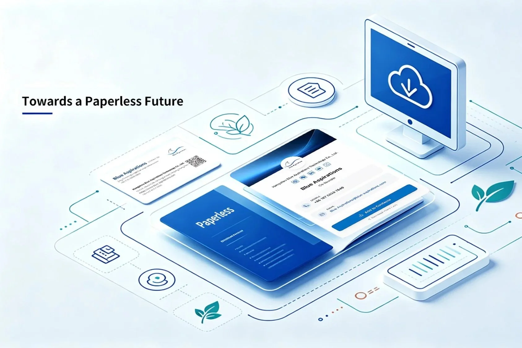 Moving Toward a Paperless Future: Phasing Out Printed Materials and Business Cards