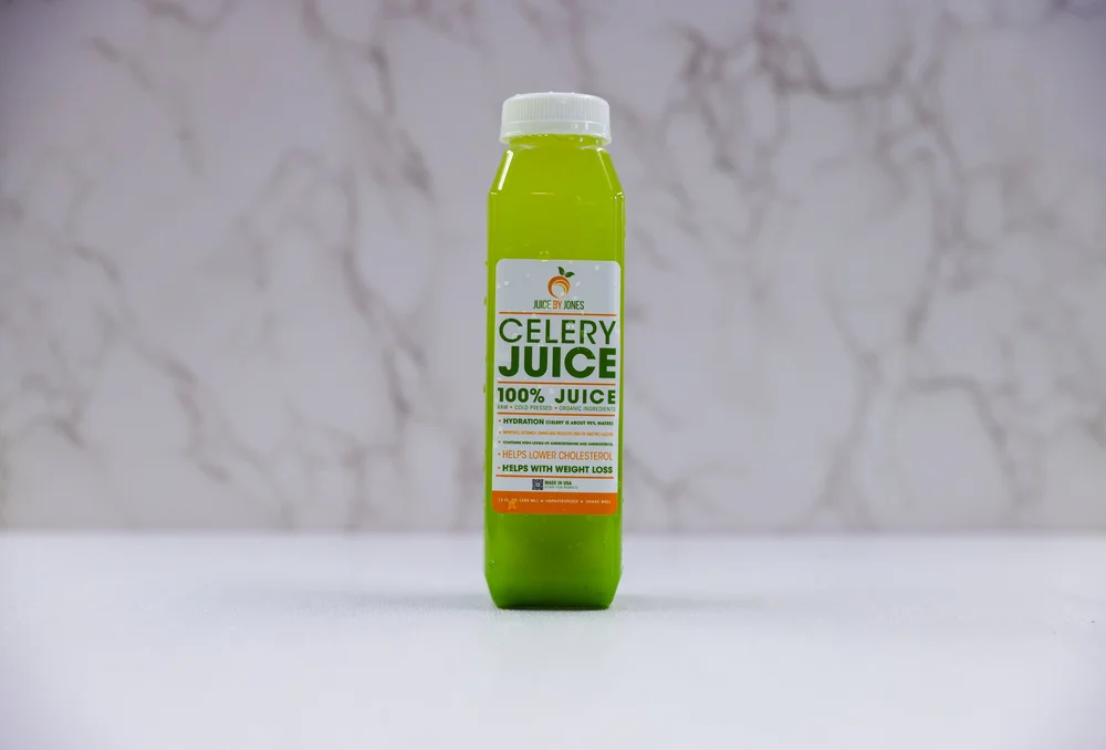 Celery Juice cold-pressed juice bottle
