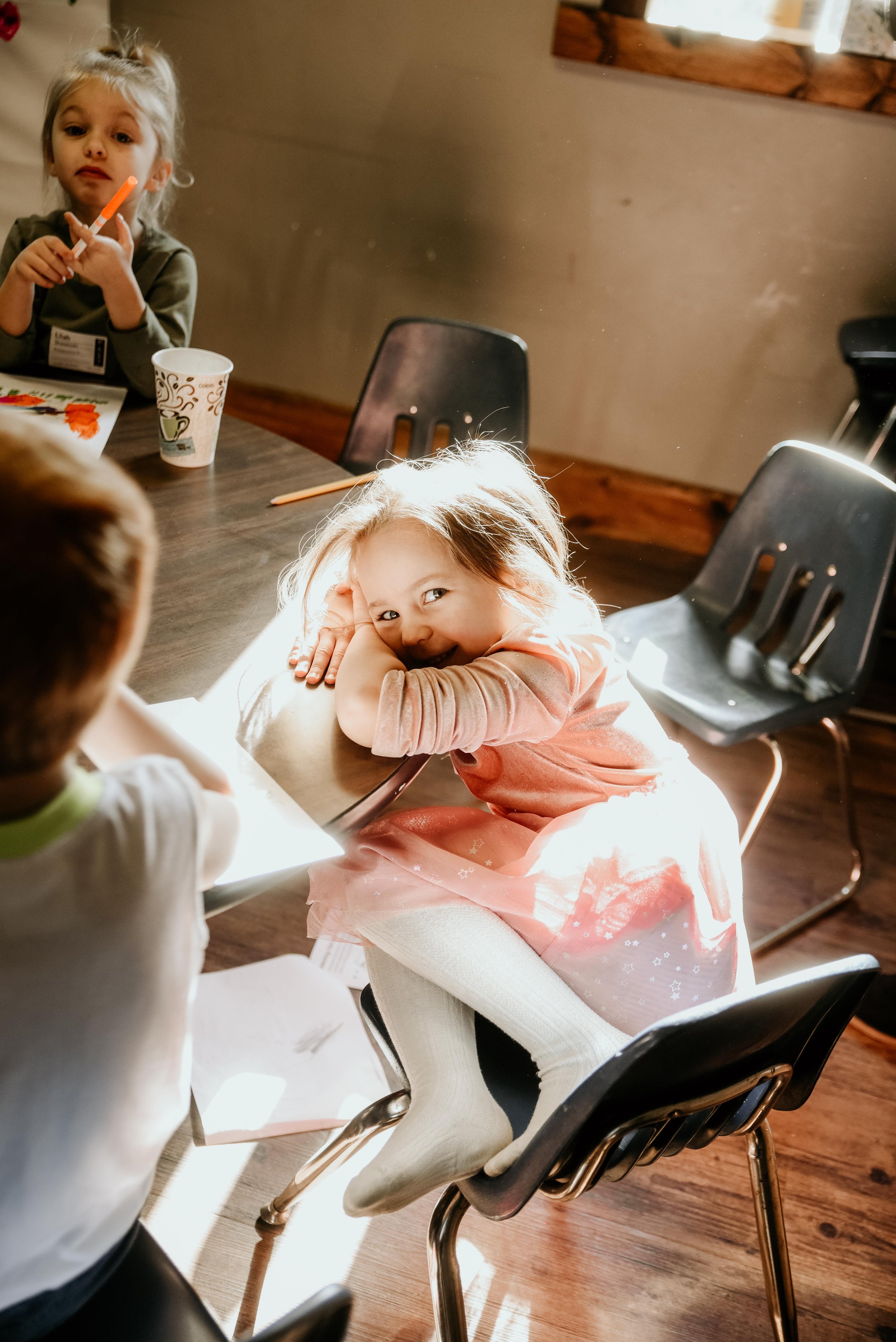 Young child at a Field of Grace kids ministry event