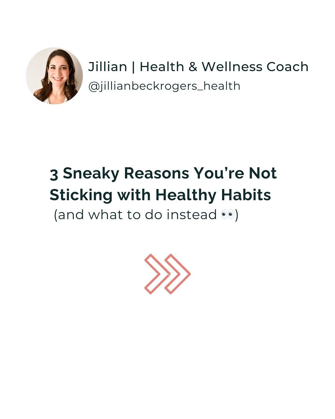 I was talking with someone the other day who shared how frustrated she was that she just can&rsquo;t seem to stick with healthy changes long-term. 

It can feel so defeating when there&rsquo;s a mental block standing between you and the thing you kno
