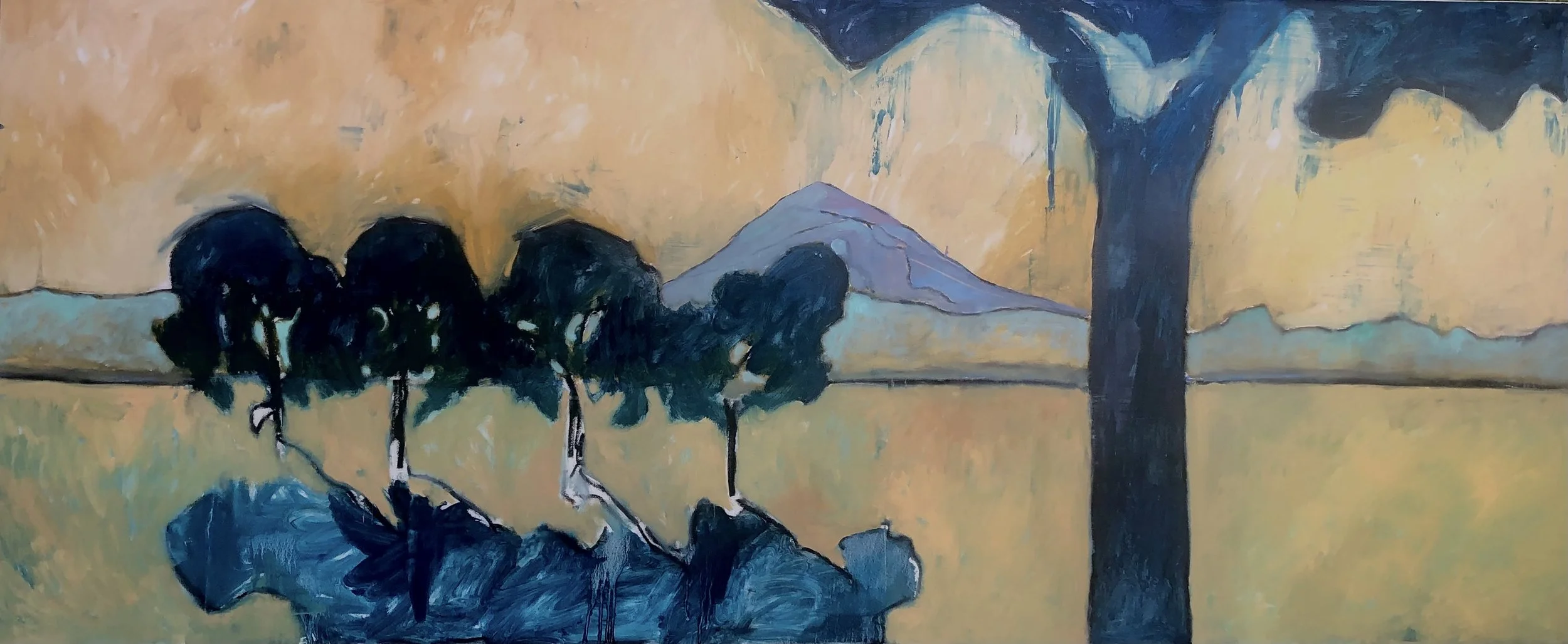 N150b Rainer 24 x 60 Oil on Panel