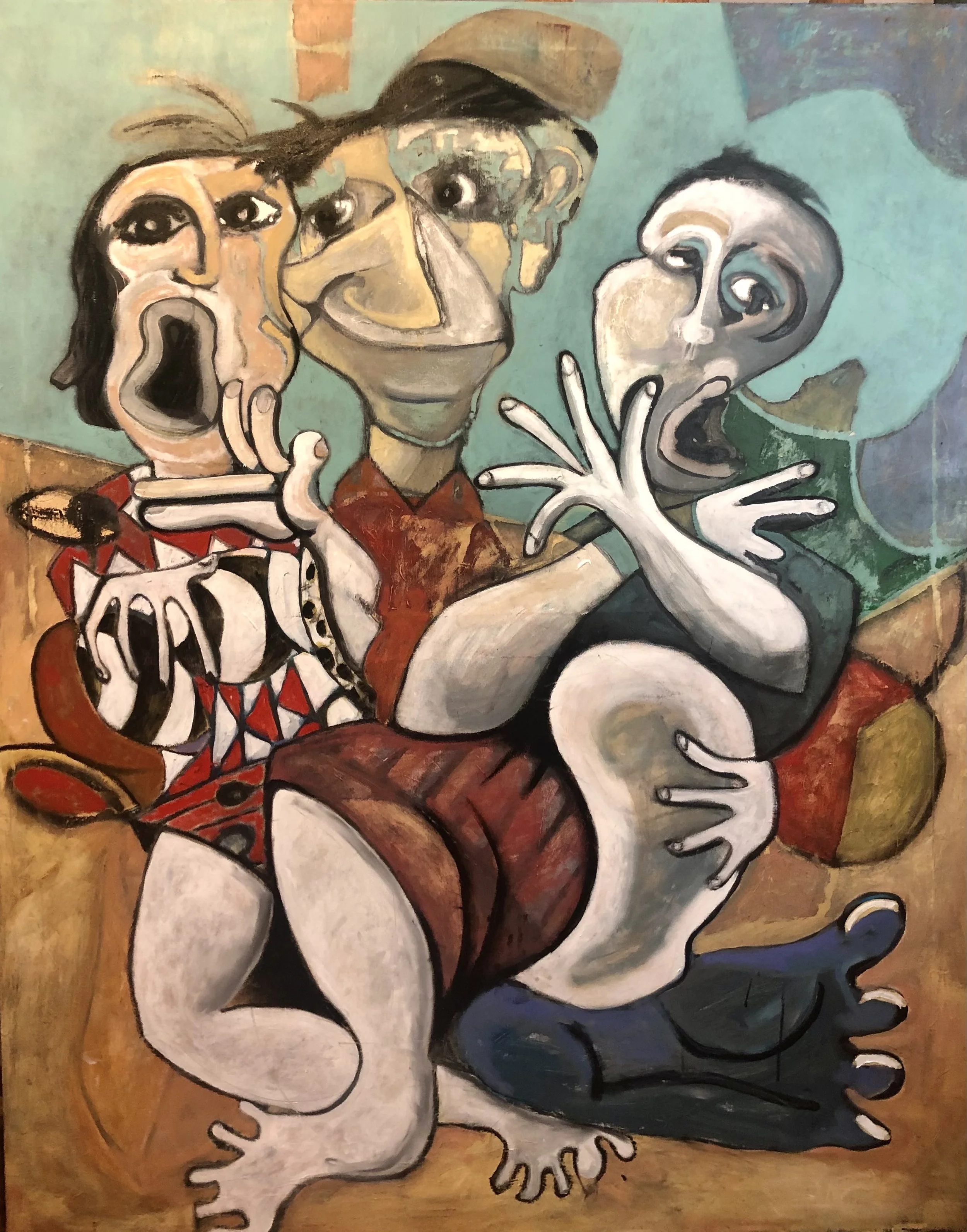 N91b   “Gossiper”   60” x 48”  Oil on Canvas