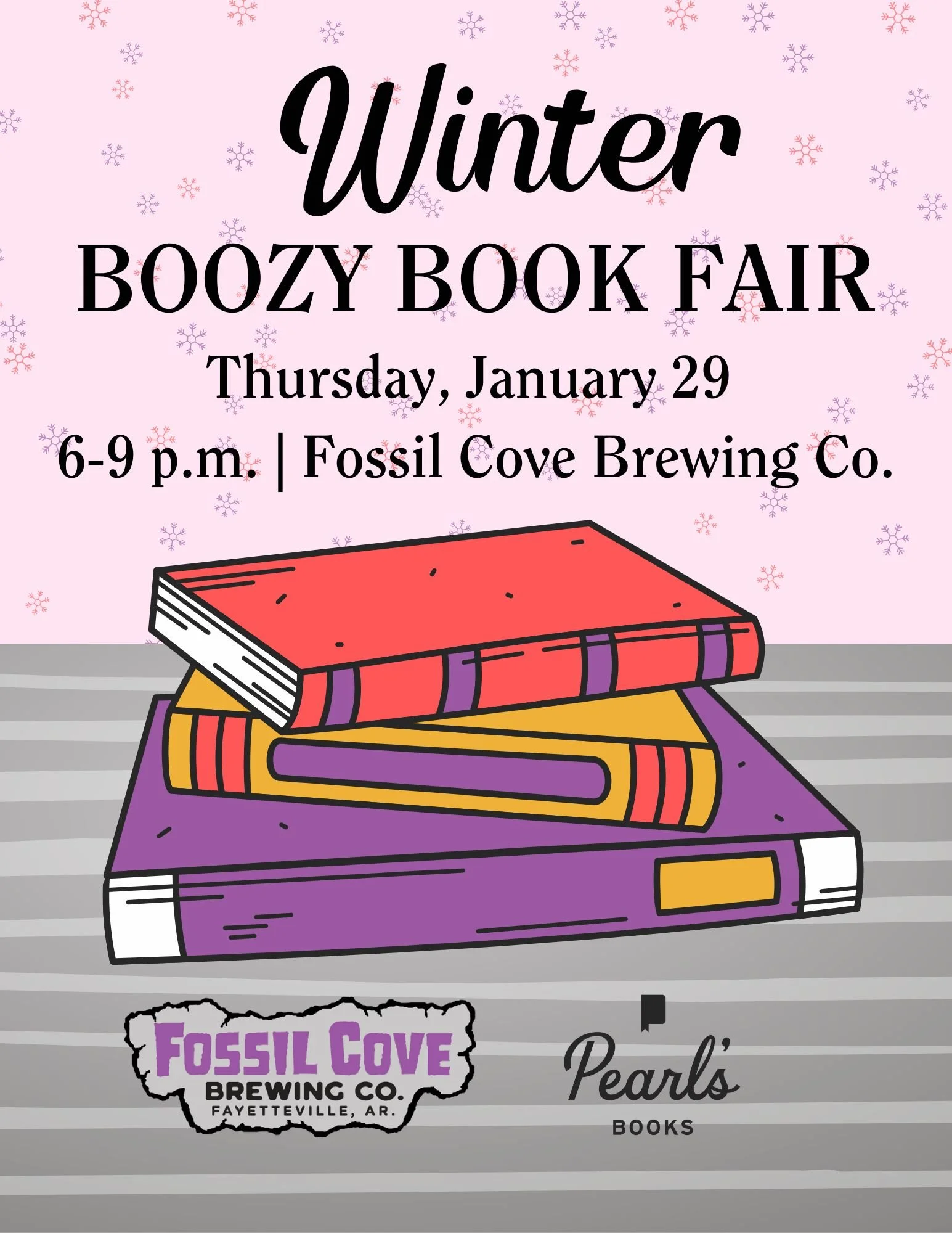 Boozy Book Fair @ Fossil Cove